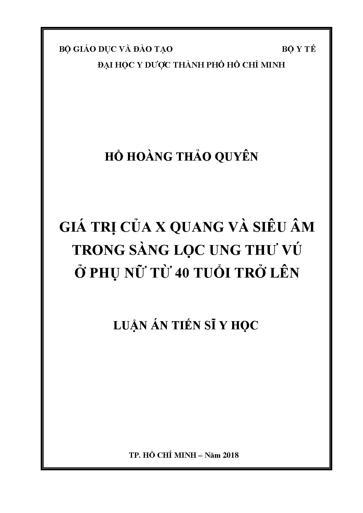 Sàng lọc ung thư vú bằng X quang, siêu âm ở phụ nữ 40+