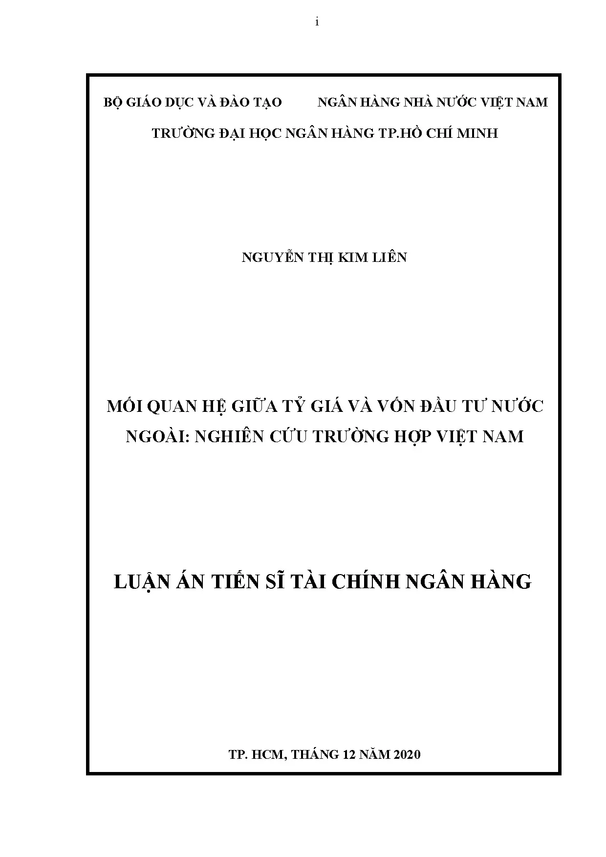 Mối quan hệ tỷ giá và vốn ĐTNN (FDI, FPI) ở Việt Nam