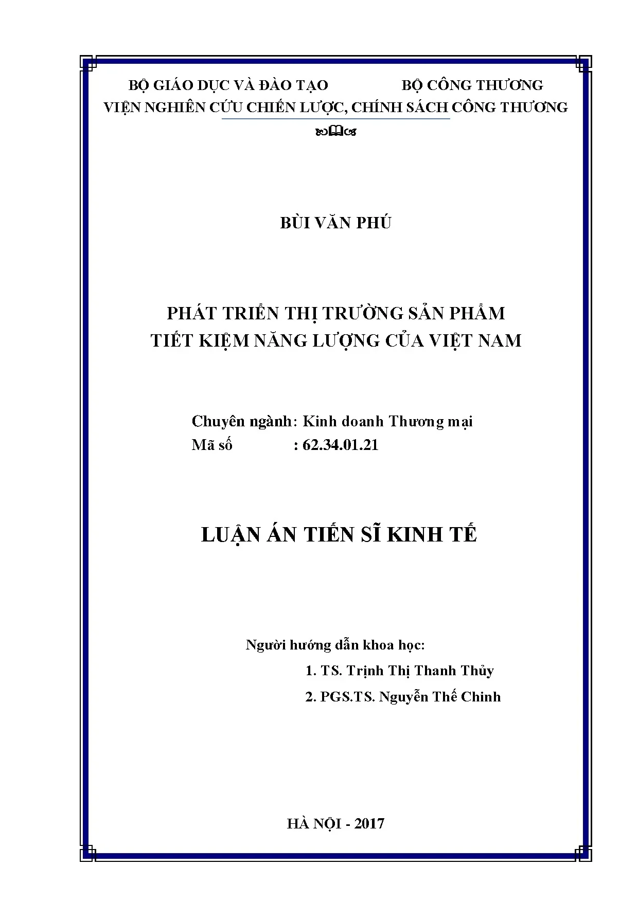 Phát triển thị trường sản phẩm tiết kiệm năng lượng của việt