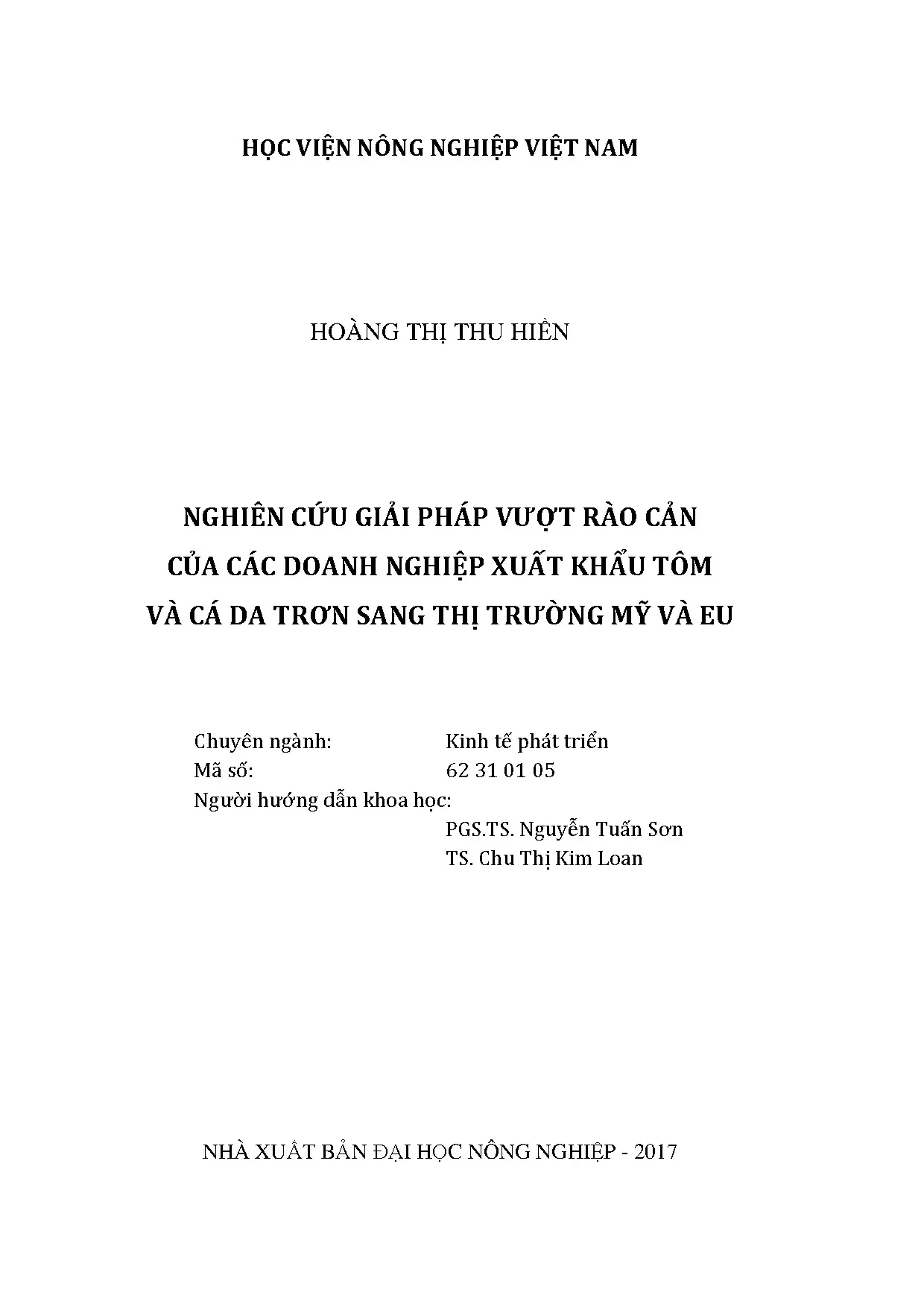 Nghiên cứu giải pháp vượt rào cản xuất khẩu tôm cá da trơn Mỹ EU