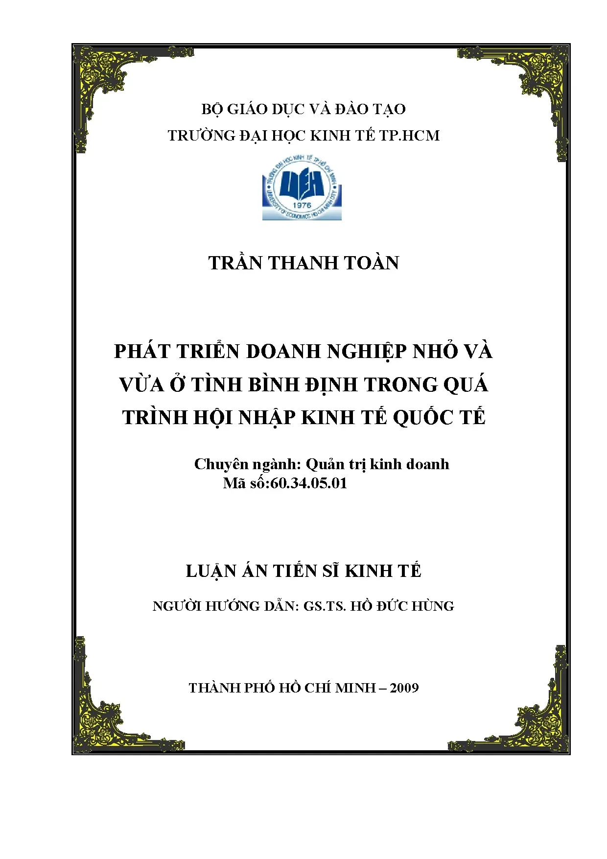 Phát triển DNNVV Bình Định trong hội nhập kinh tế quốc tế