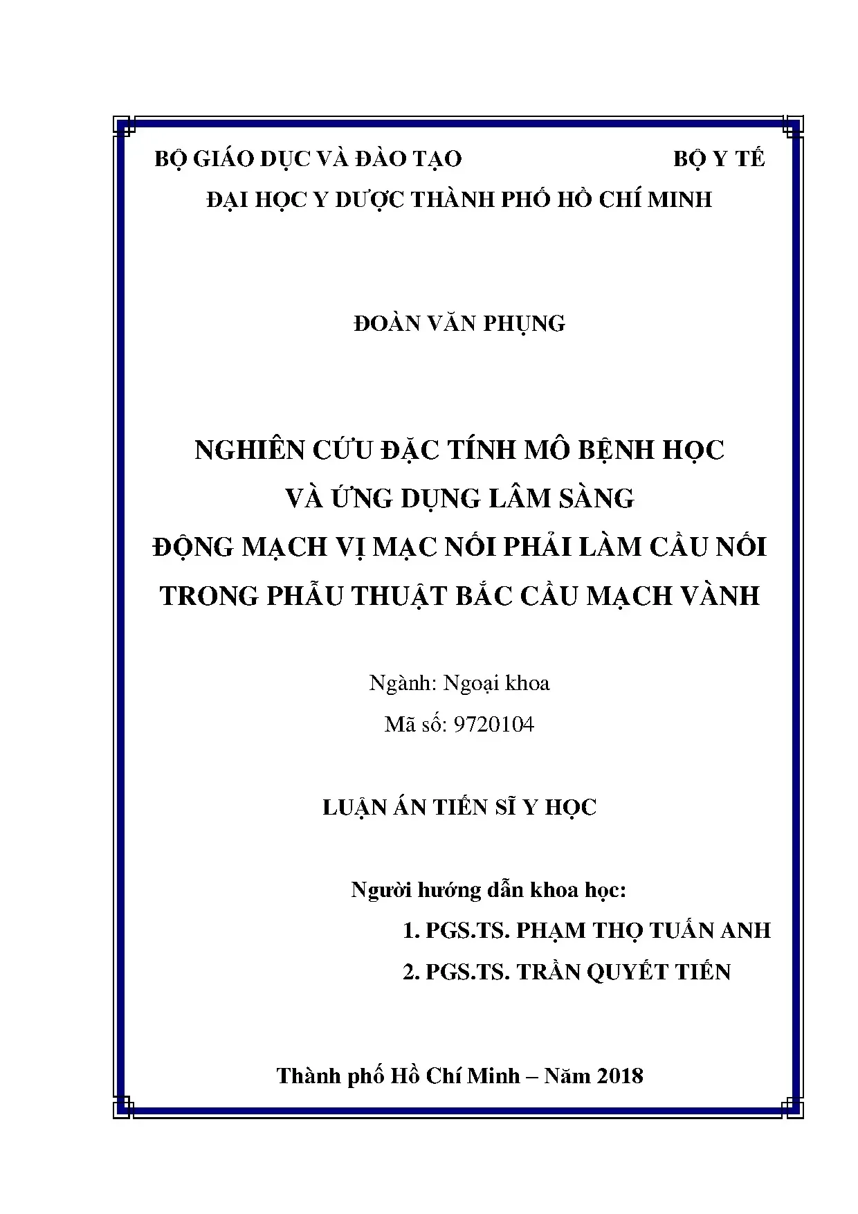 ĐMVMNP làm cầu nối PTBCMV: Mô bệnh học & ứng dụng lâm sàng