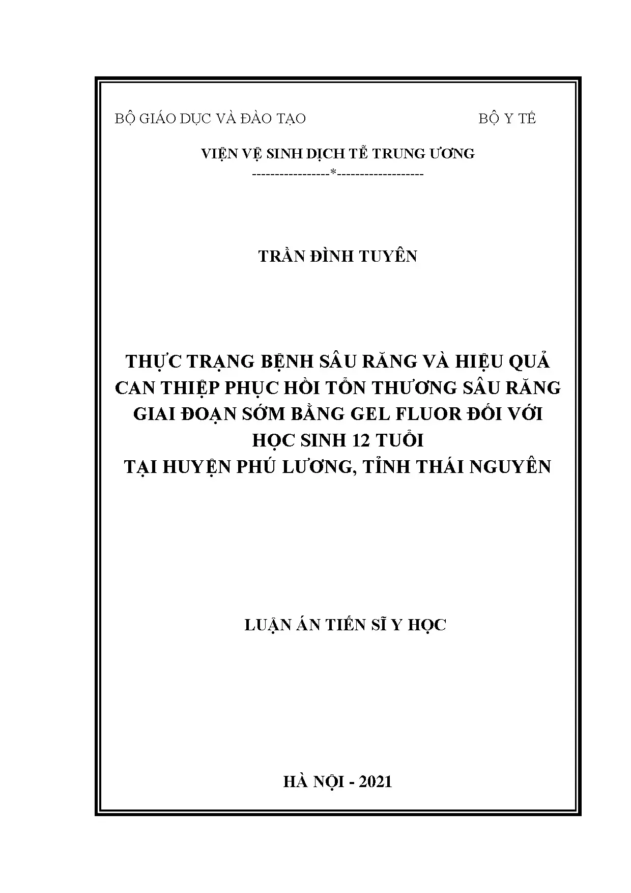 Sâu răng học sinh 12 tuổi: Can thiệp gel fluor tại Thái Nguyên