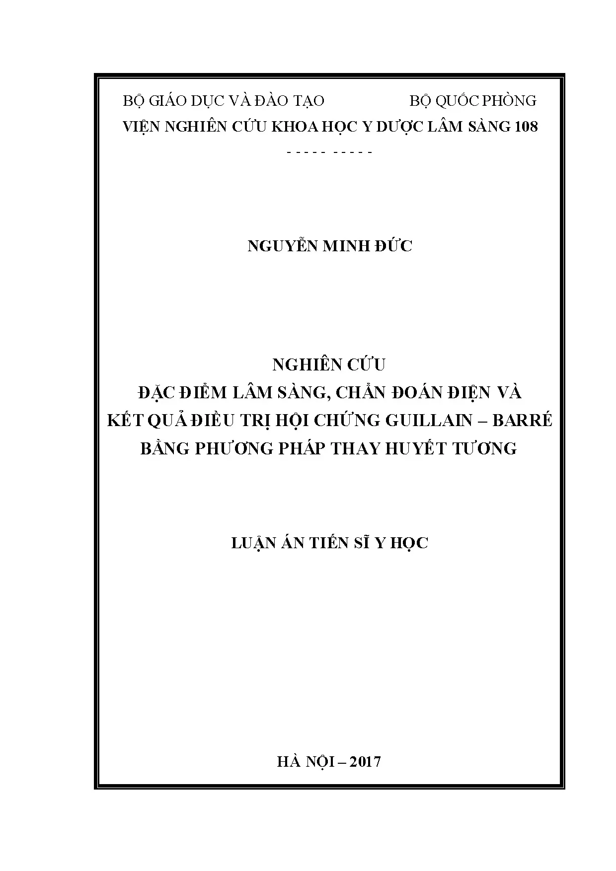 Guillain-Barré: Lâm sàng, chẩn đoán điện, thay huyết tương