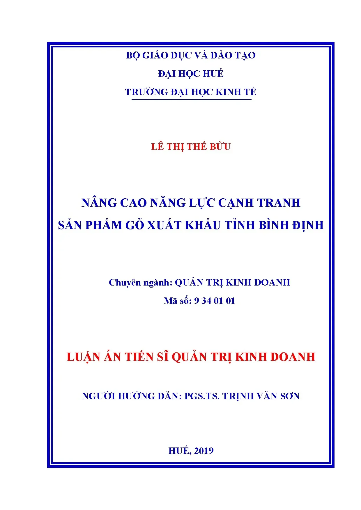Nâng cao năng lực cạnh tranh sản phẩm gỗ xuất khẩu tỉnh bình