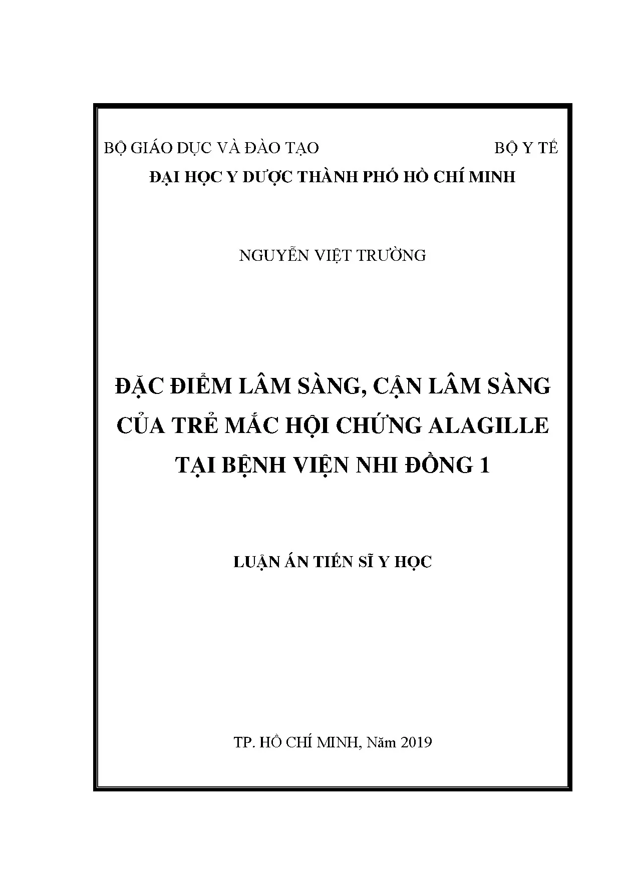 Luận án tiến sĩ đặc điểm lâm sàng cận lâm sàng của trẻ mắc h