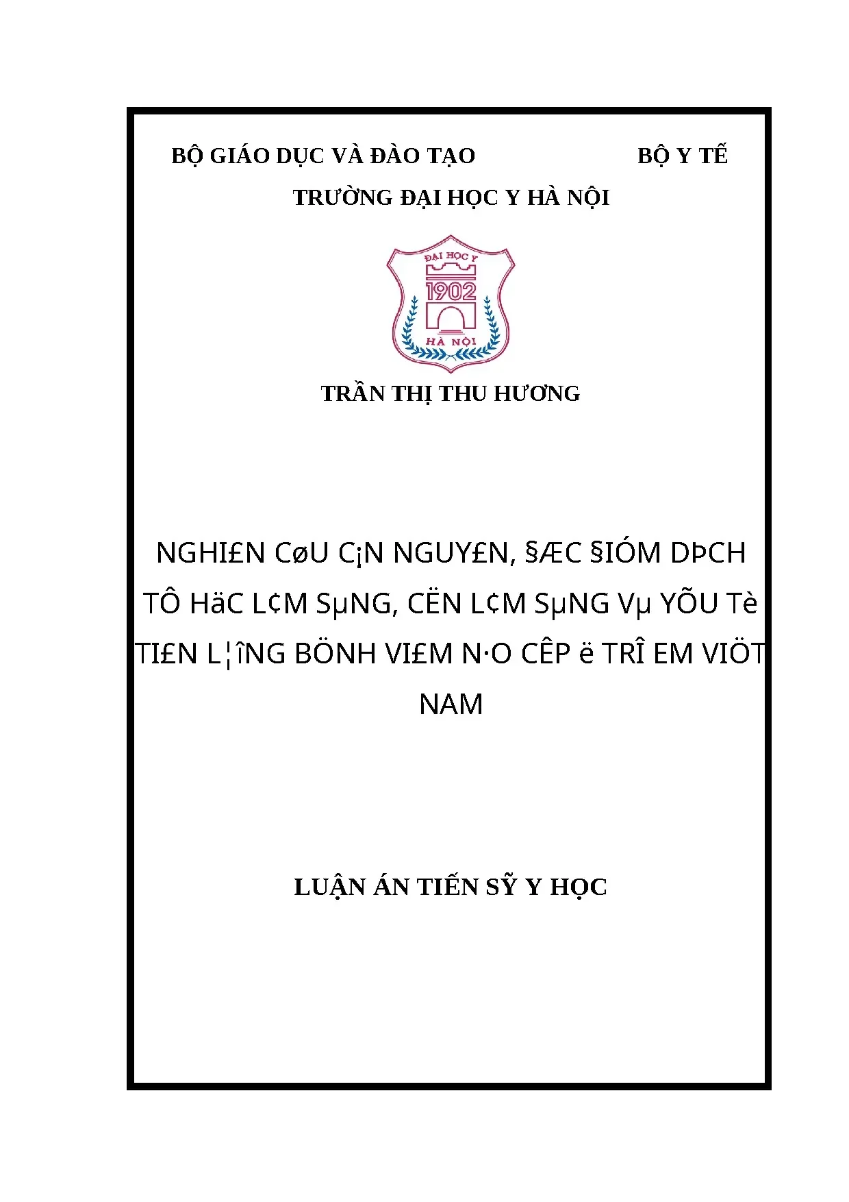 Nghiên cứu viêm não cấp ở trẻ em Việt Nam: Căn nguyên & Tiên lượng