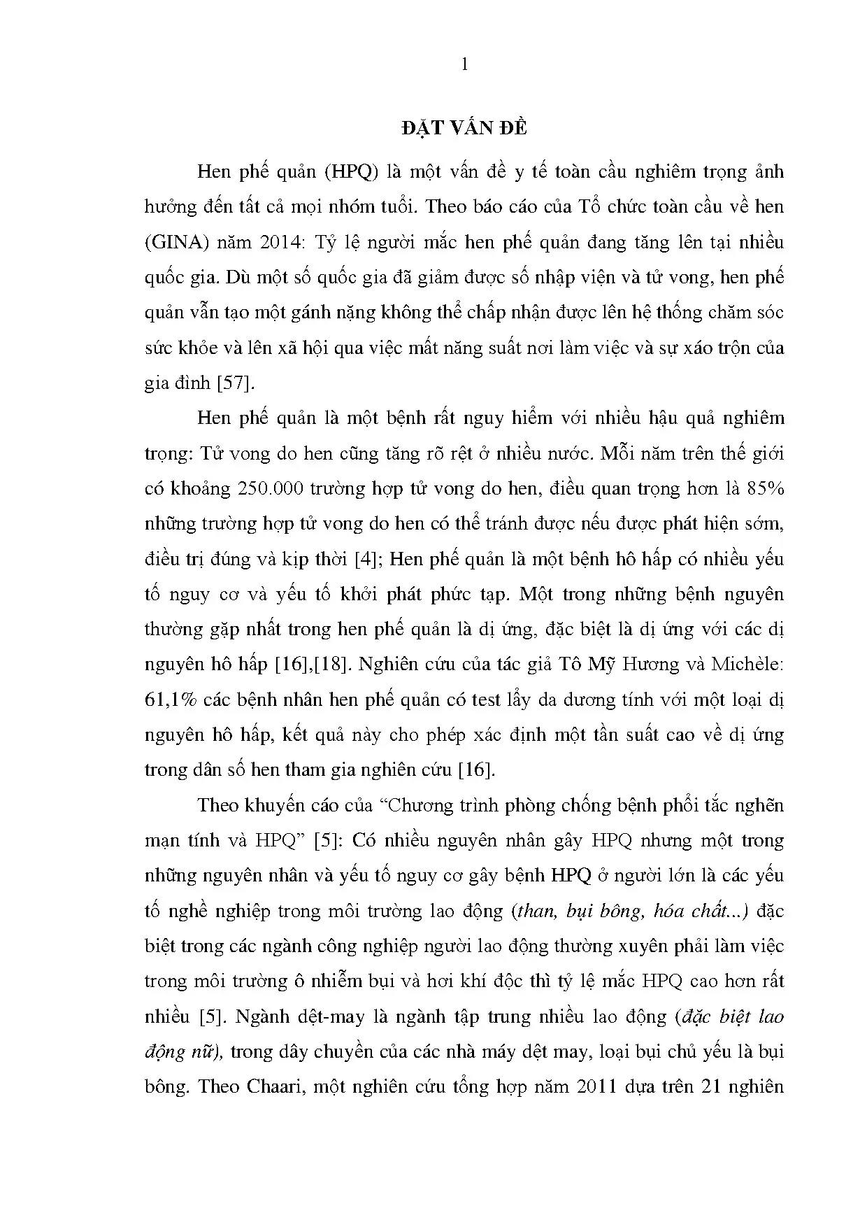 Thực trạng hen phế quản công nhân dệt may do bụi bông Nam Định