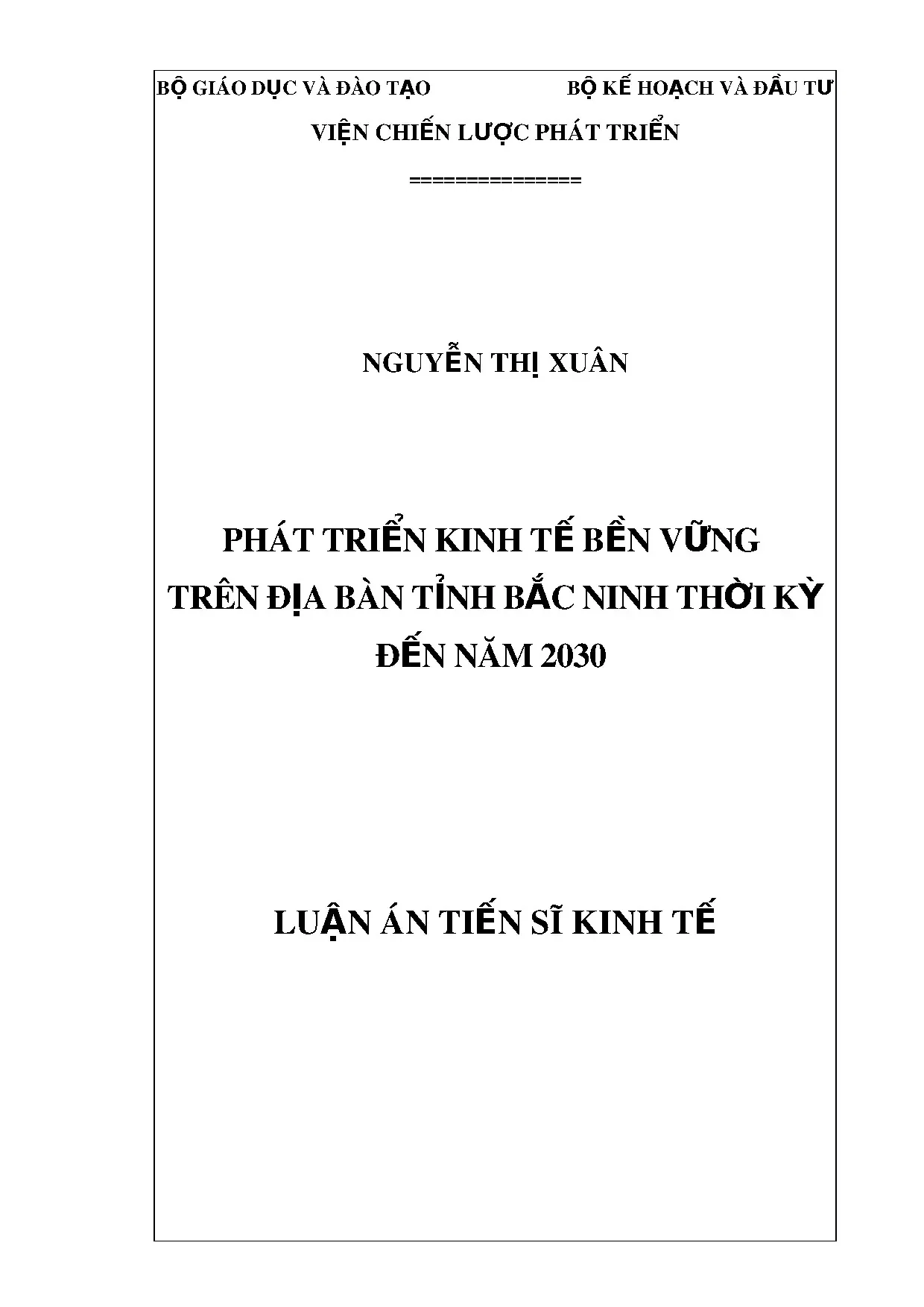 Phát triển kinh tế bền vững tại Bắc Ninh đến năm 2030