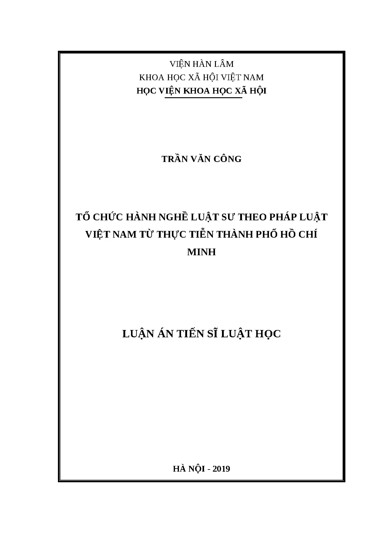 Tổ chức hành nghề luật sư theo pháp luật Việt Nam, TP.HCM