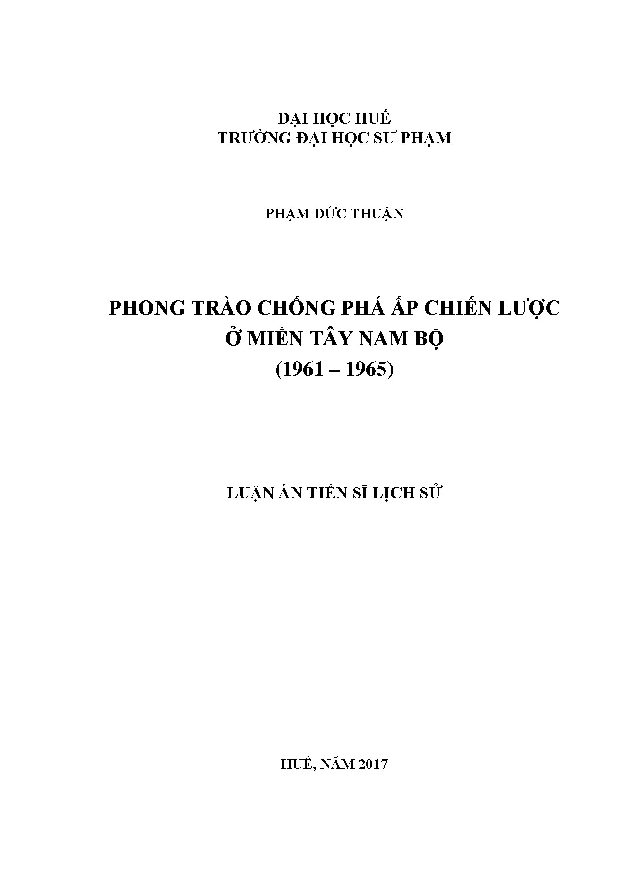 Phong trào chống phá ấp chiến lược Miền Tây Nam Bộ 1961-1965