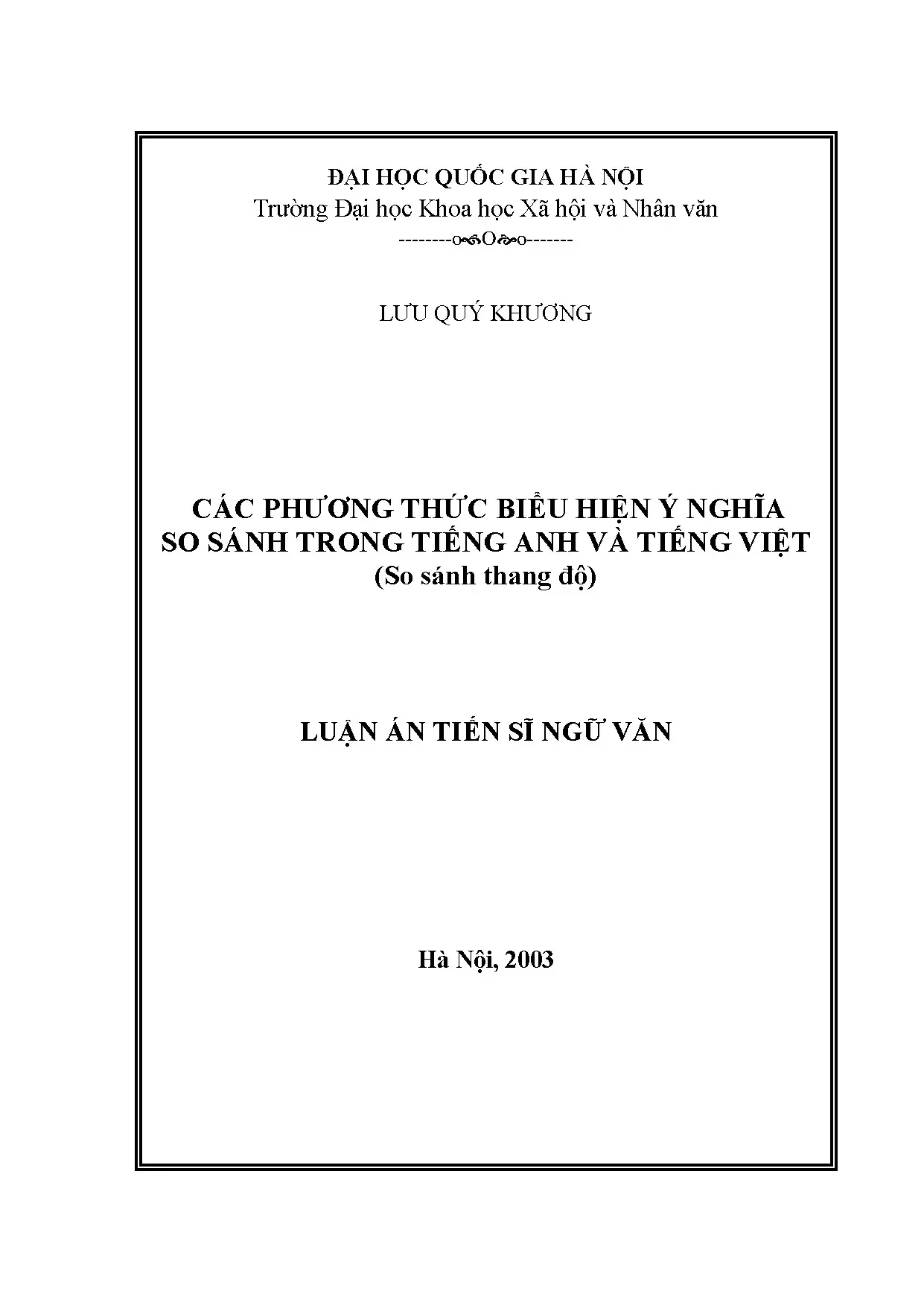 Luận án tiến sĩ các phương thức biểu hiện ý nghĩa so sánh tr