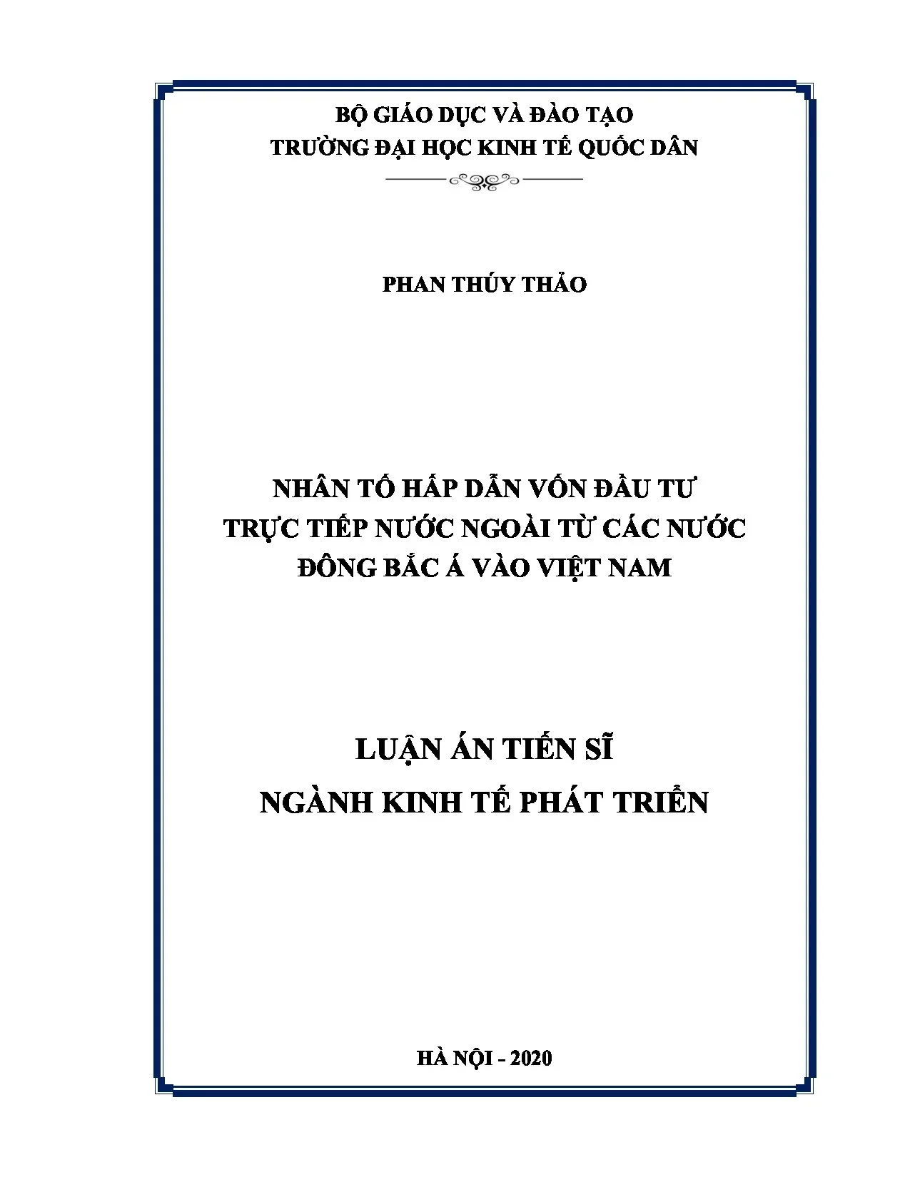 Nhân tố hấp dẫn vốn FDI từ Đông Bắc Á vào Việt Nam