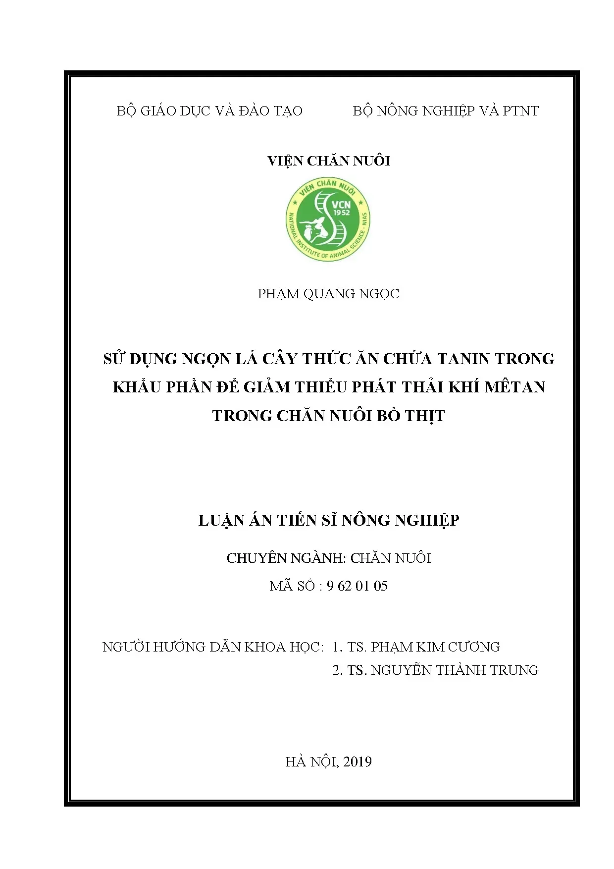 Giảm phát thải khí mêtan trong chăn nuôi bò