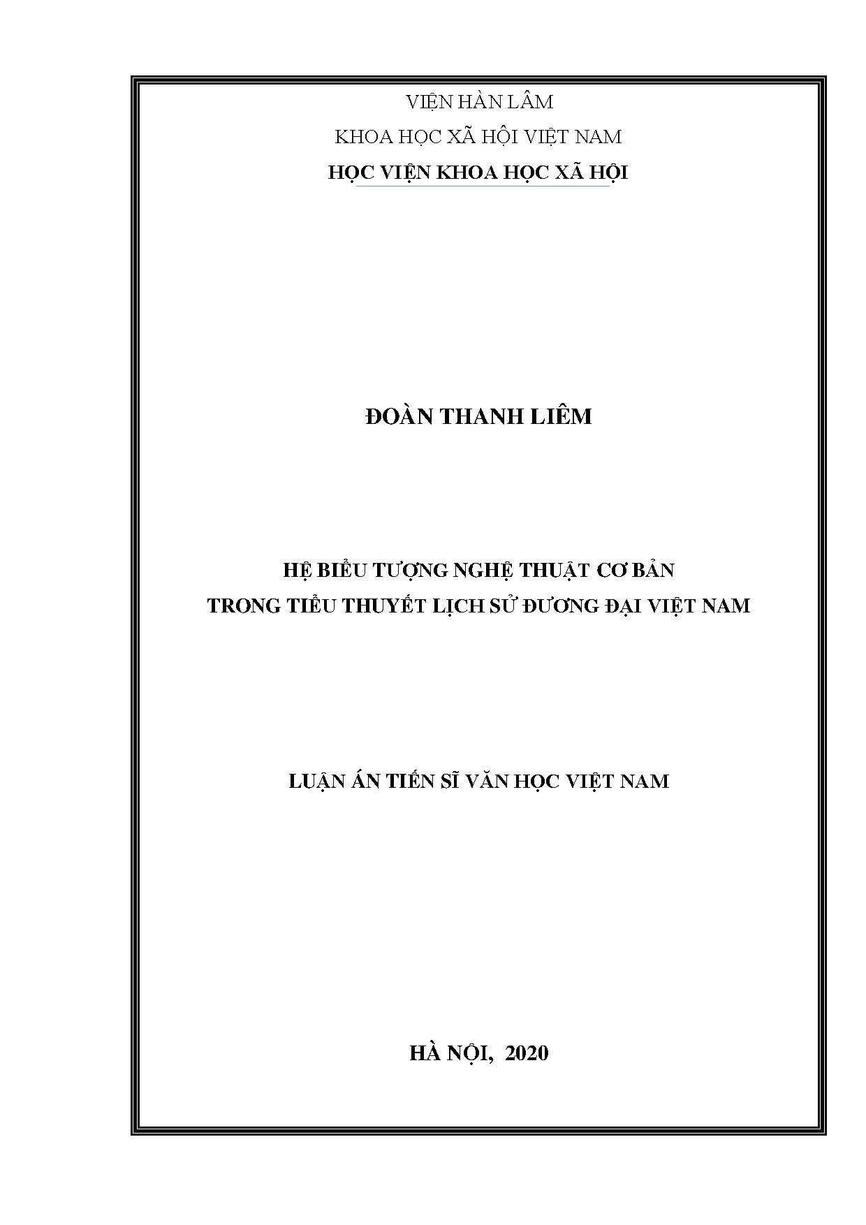 Hệ biểu tượng nghệ thuật trong tiểu thuyết lịch sử