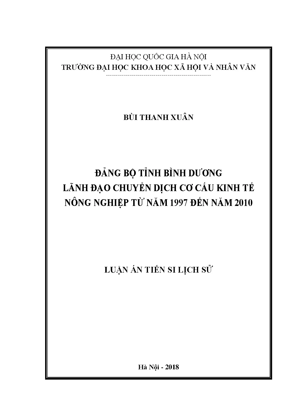 Lãnh đạo chuyển dịch cơ cấu kinh tế nông nghiệp Bình Dương