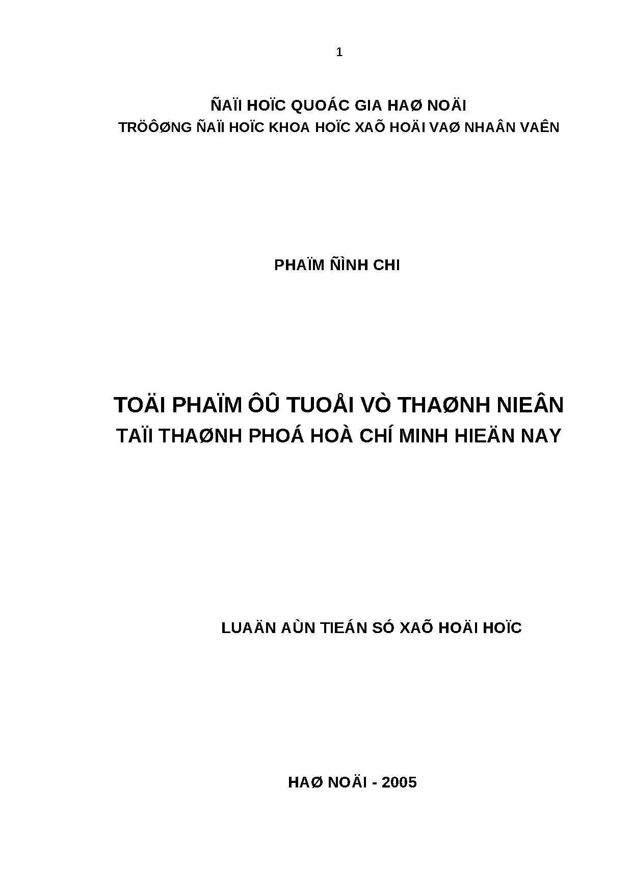 Tội phạm vị thành niên TP.HCM: Thực trạng và giải pháp