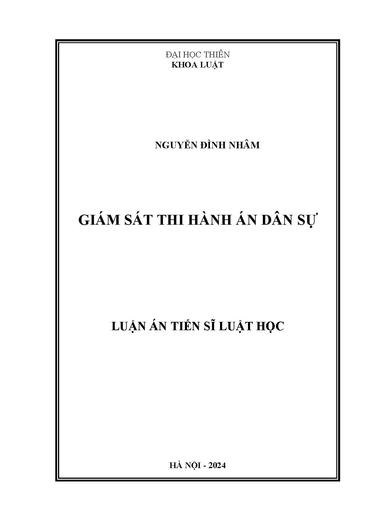 Giám sát thi hành án dân sự tại Việt Nam
