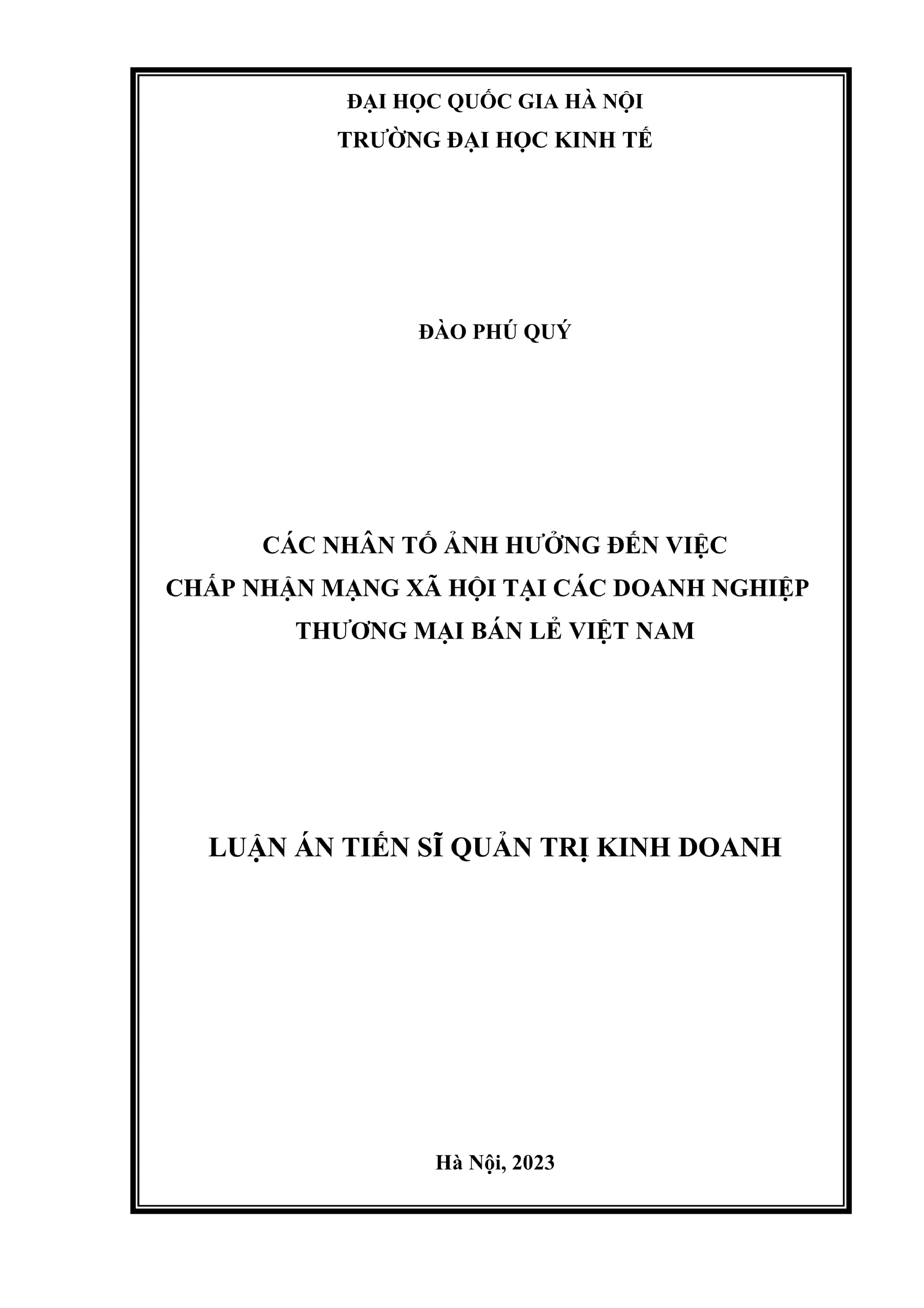 Nhân tố ảnh hưởng đến chấp nhận mạng xã hội tại VN