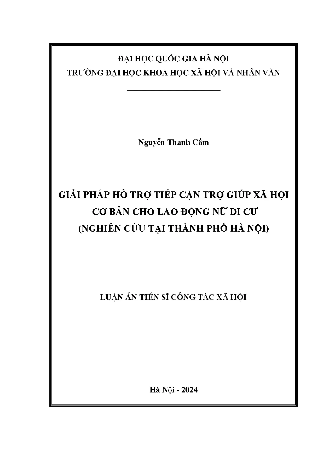 Giải pháp hỗ trợ tiếp cận trợ giúp xã hội cơ bản cho lao độn