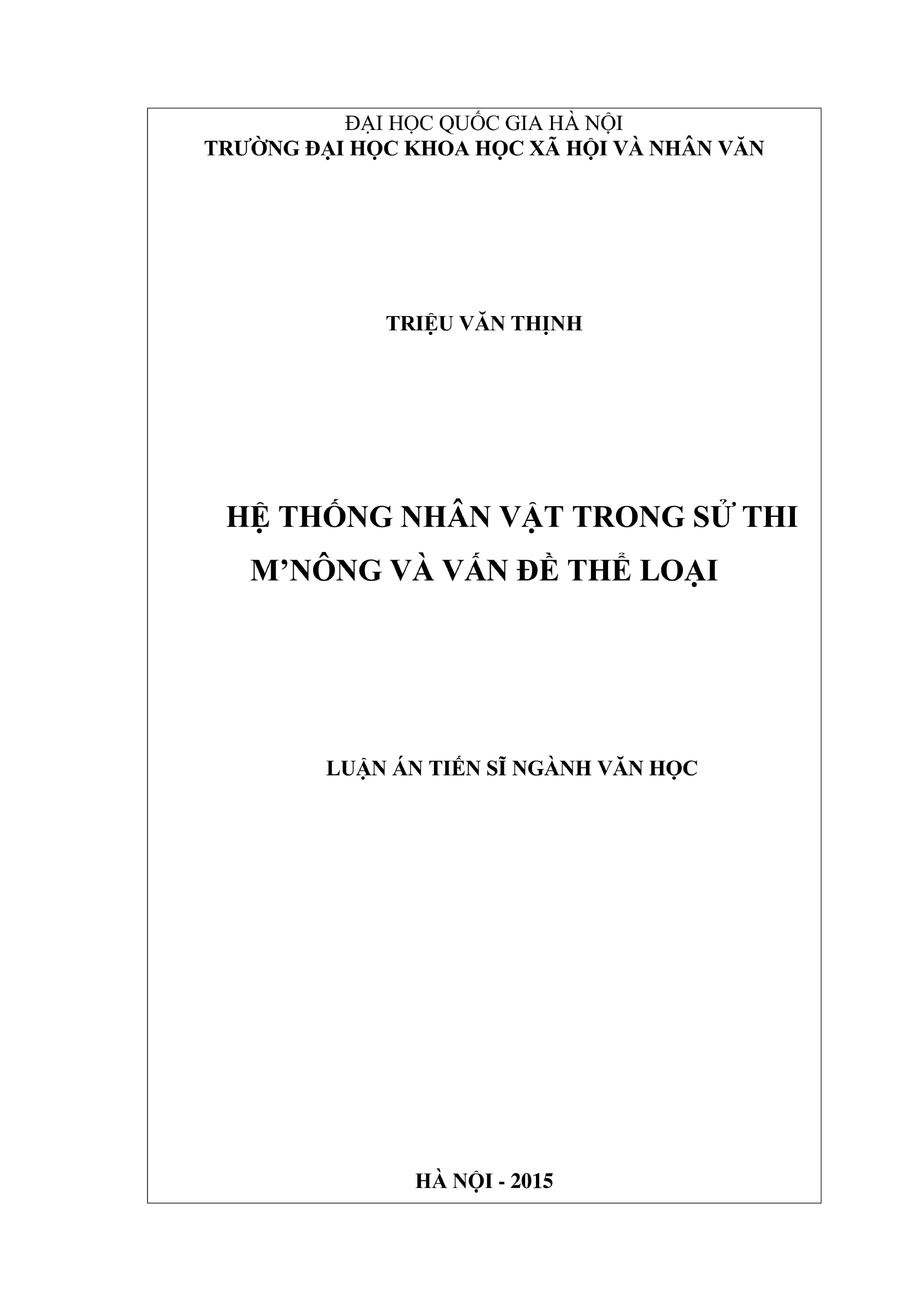 Luận án tiến sĩ ngôn ngữ và văn hóa việt nam hệ thống nhân v