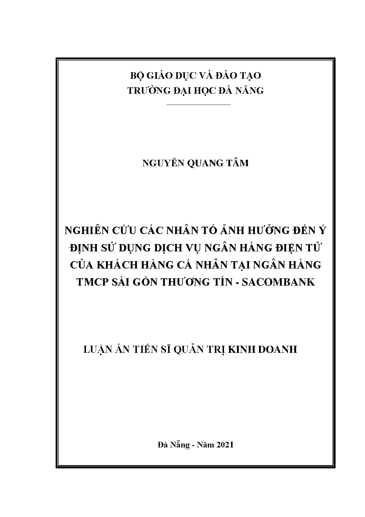 Nghiên cứu các nhân tố ảnh hưởng đến ý định sử dụng dịch vụ