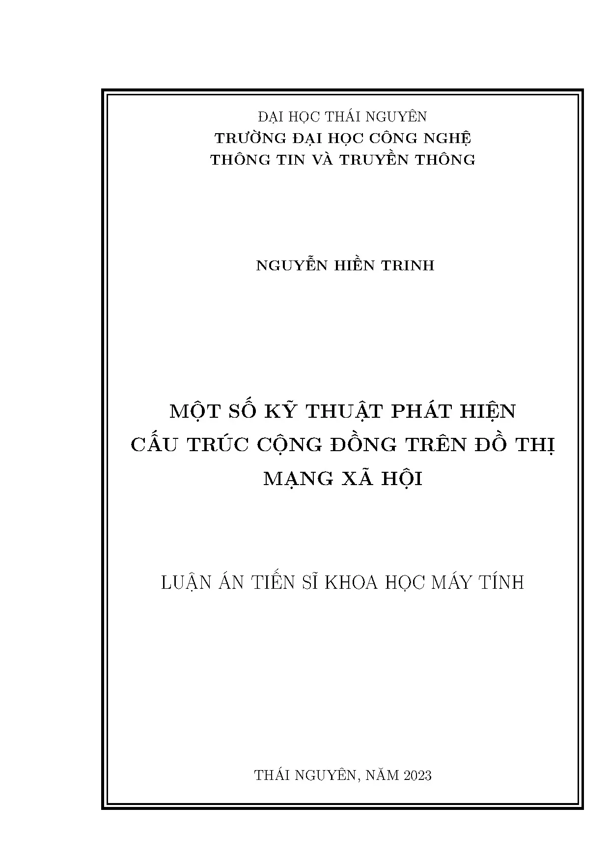 Kỹ thuật phát hiện cấu trúc cộng đồng trên đồ thị mạng xã hội