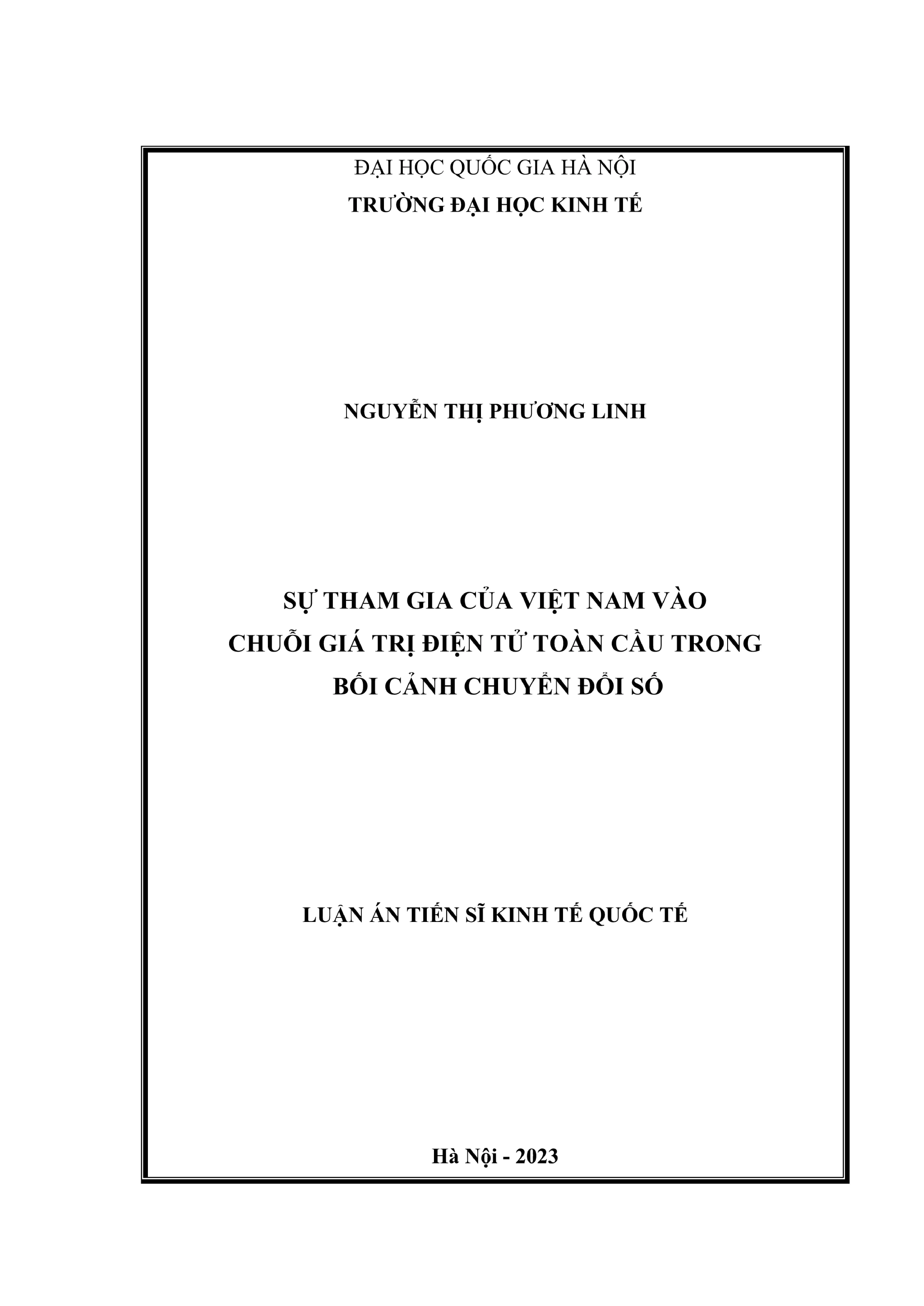 Tham gia của Việt Nam vào chuỗi giá trị điện tử