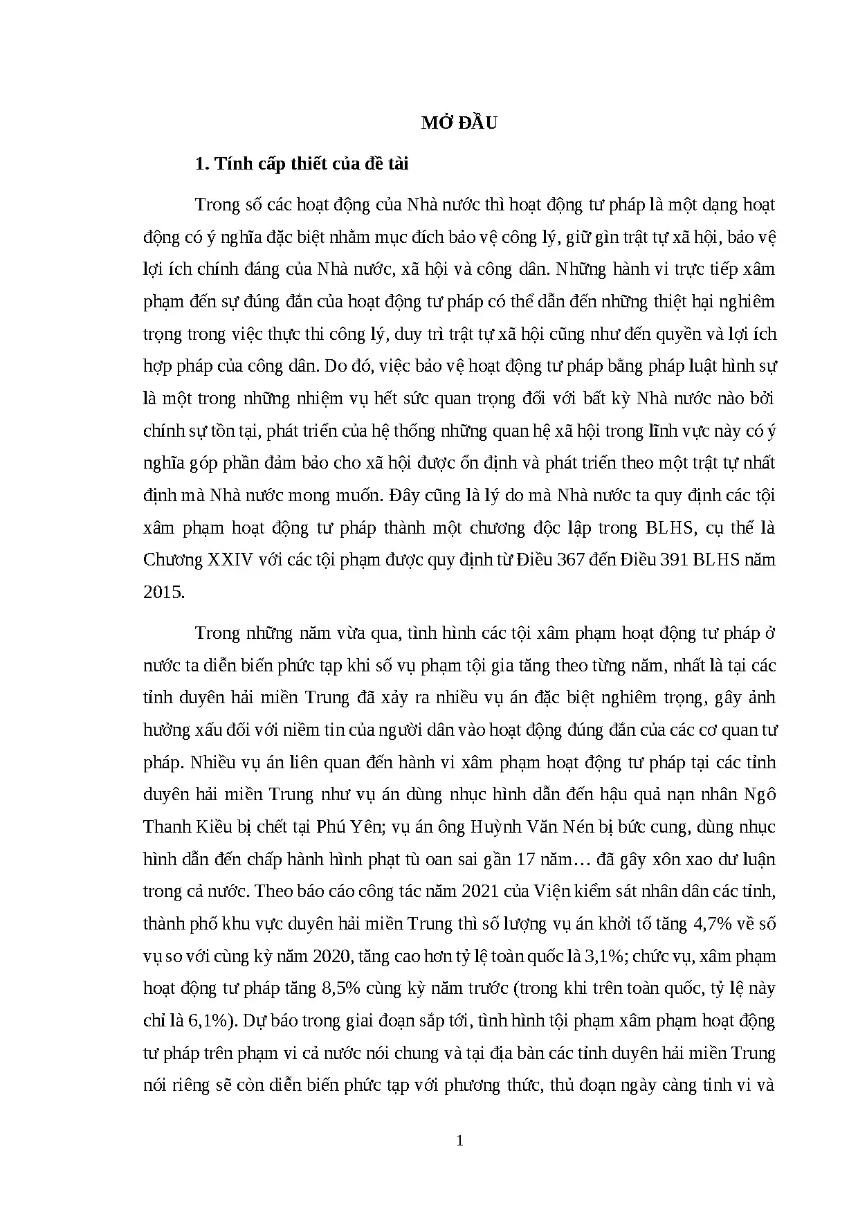Luận án ts luật học các tội xâm phạm hoạt động tư pháp theo