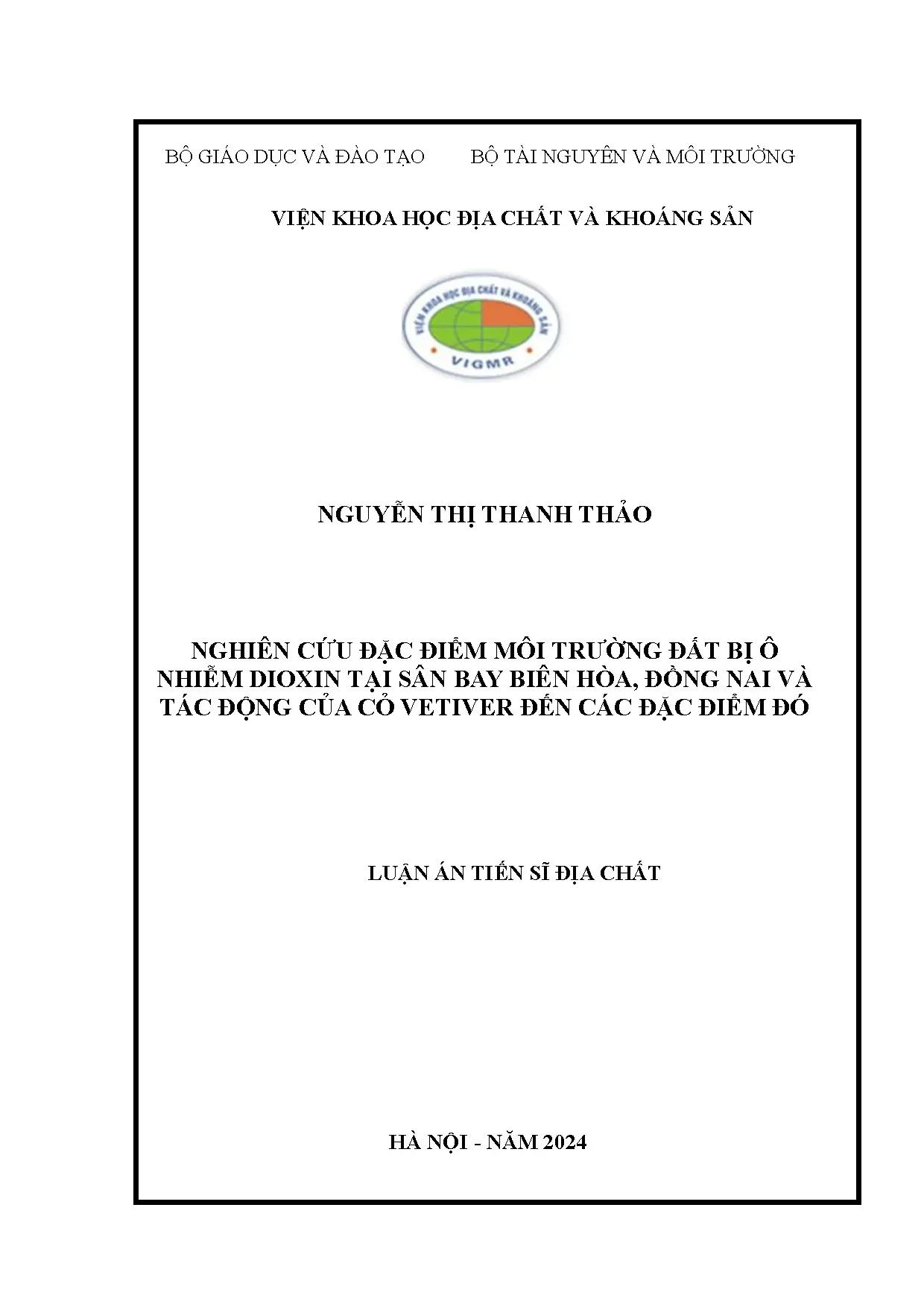 Đất nhiễm dioxin sân bay Biên Hòa: Tác động cỏ vetiver