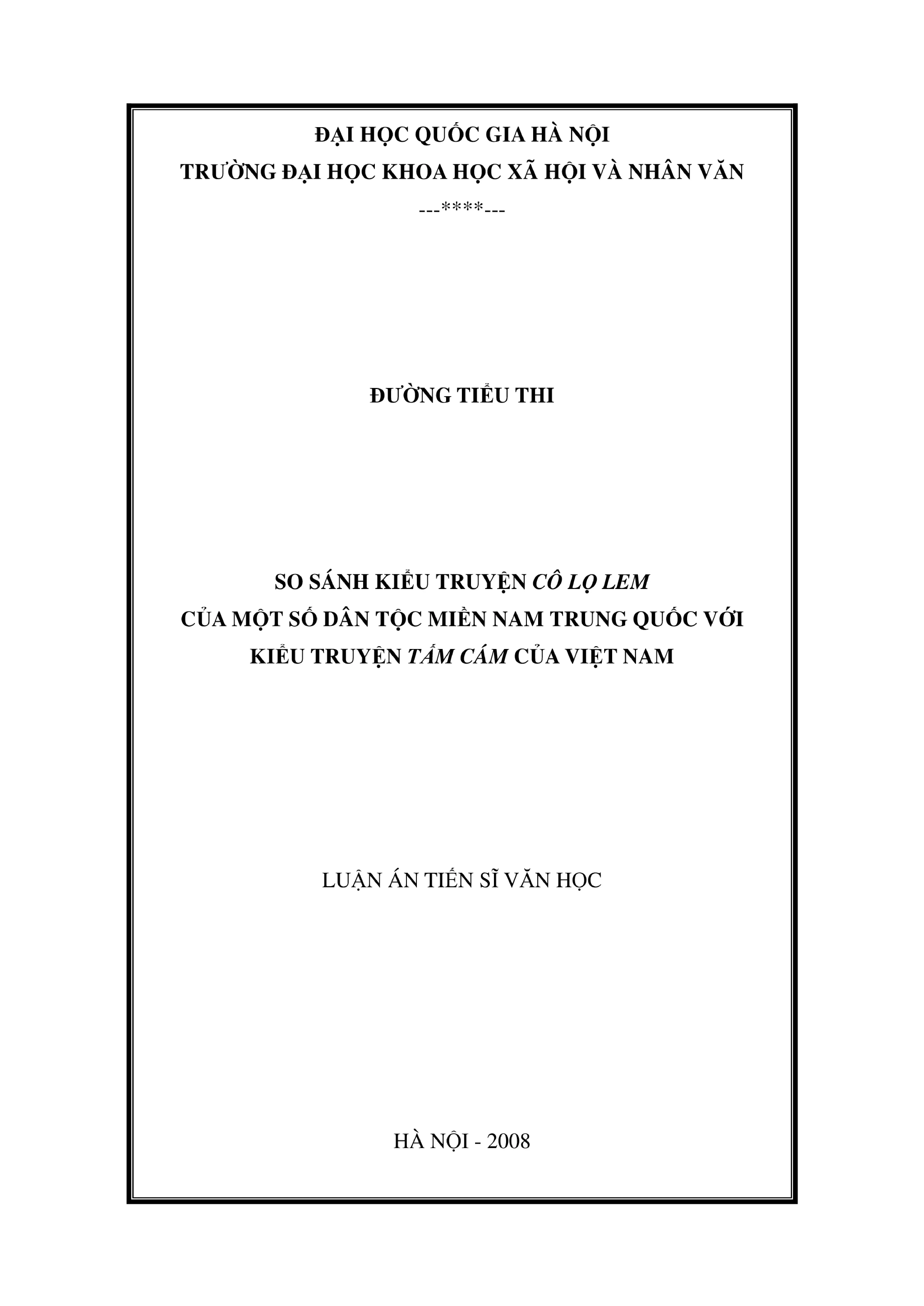 So sánh truyện Cô Lọ Lem miền Nam TQ với Tấm Cám Việt Nam