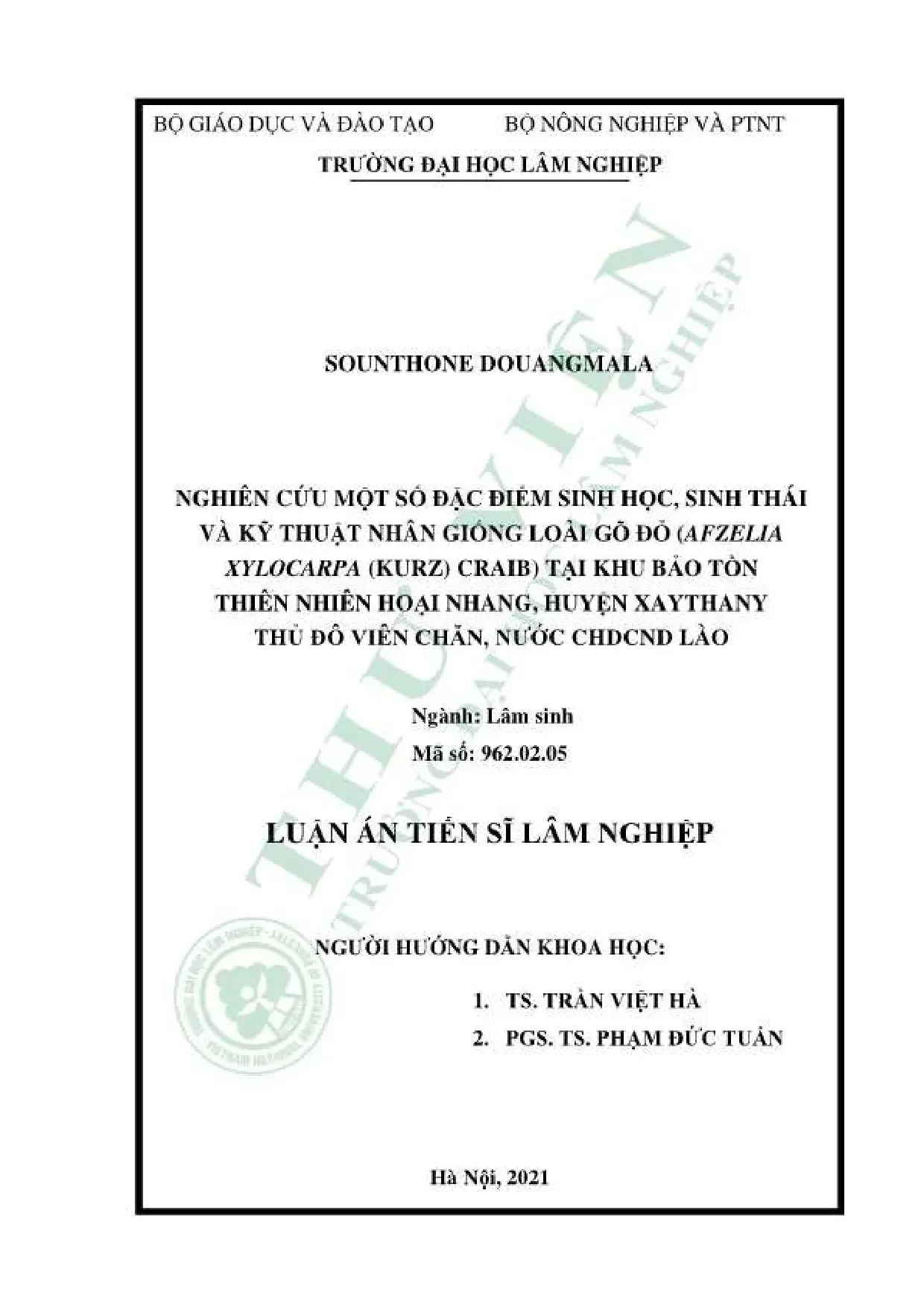 Nghiên cứu kỹ thuật nhân giống gõ đỏ