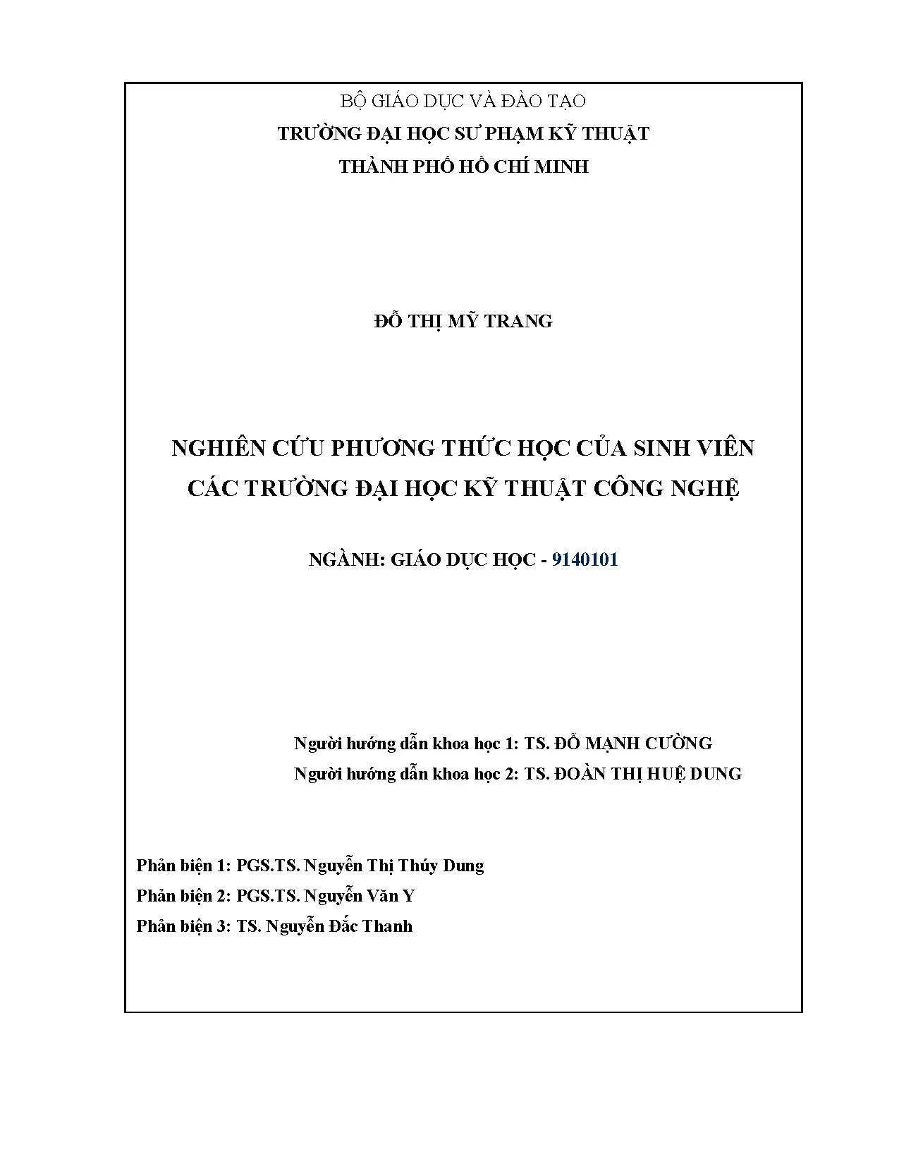 Phương thức học của sinh viên kỹ thuật công nghệ