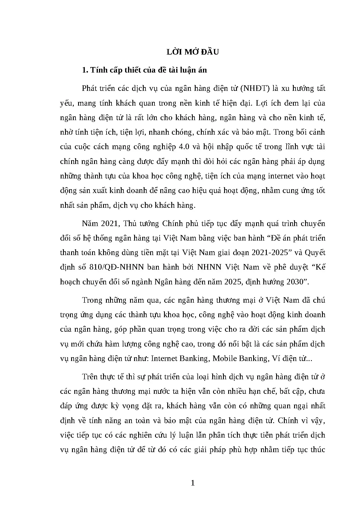 Phát triển dịch vụ ngân hàng điện tử