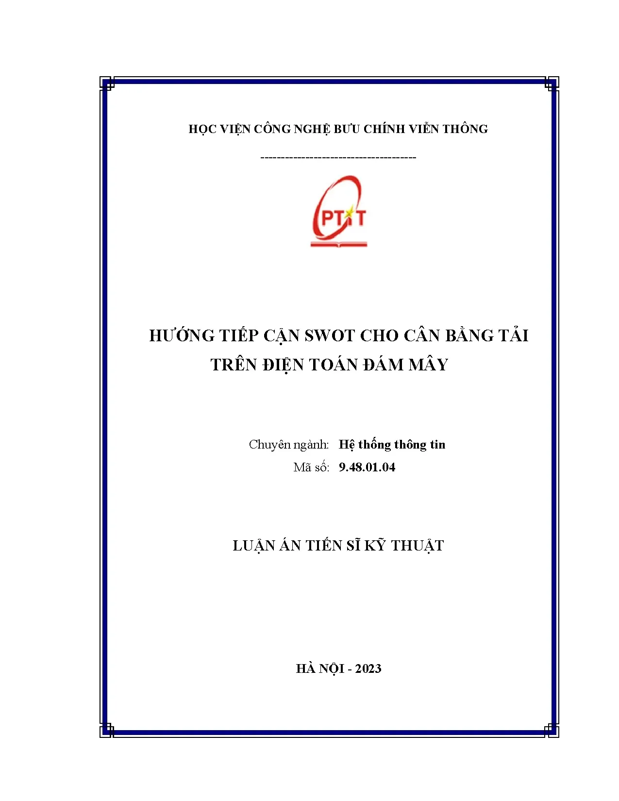 SWOT phân tích cân bằng tải điện toán đám mây