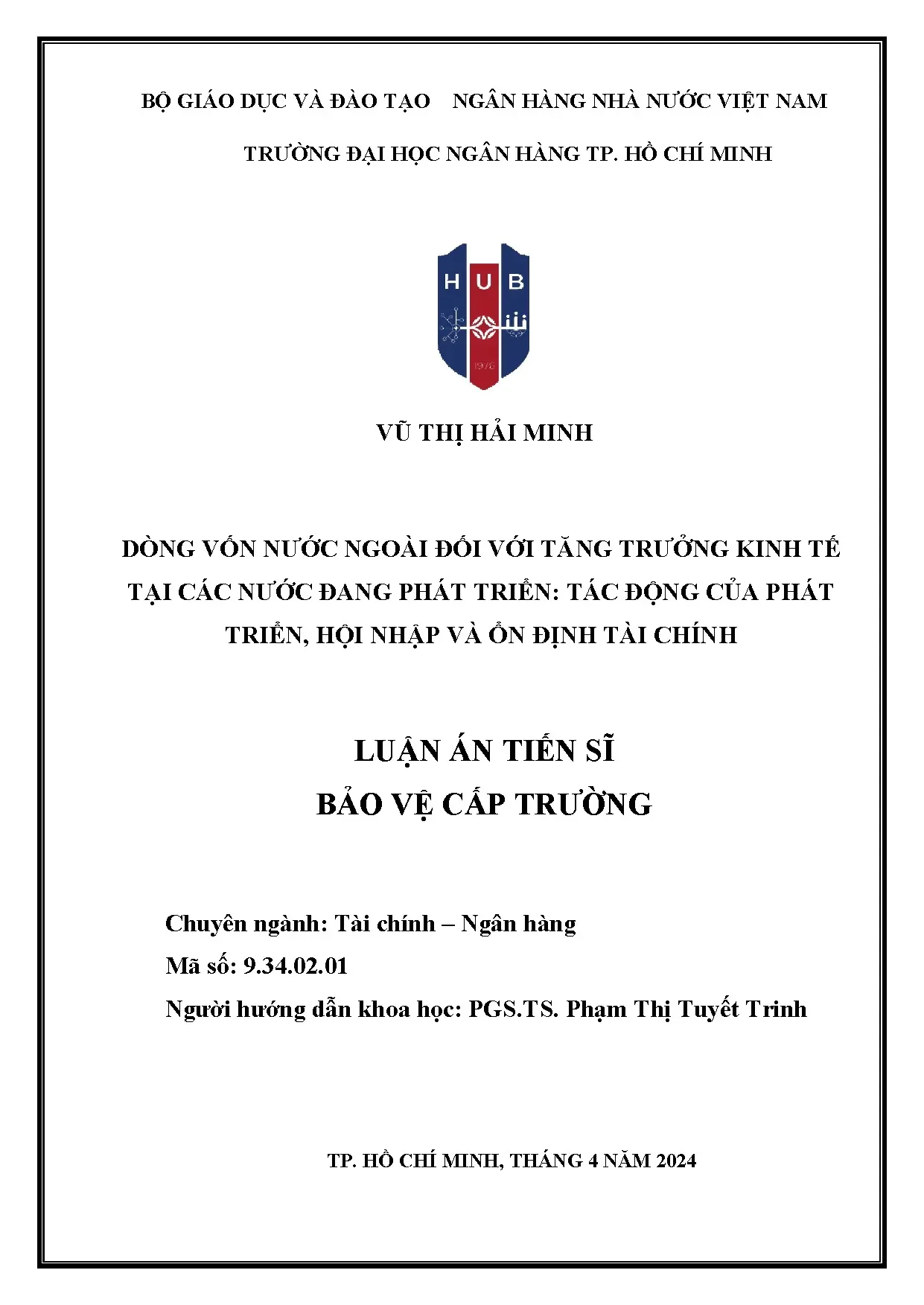 Dòng vốn nước ngoài, tăng trưởng kinh tế và ổn định tài chính