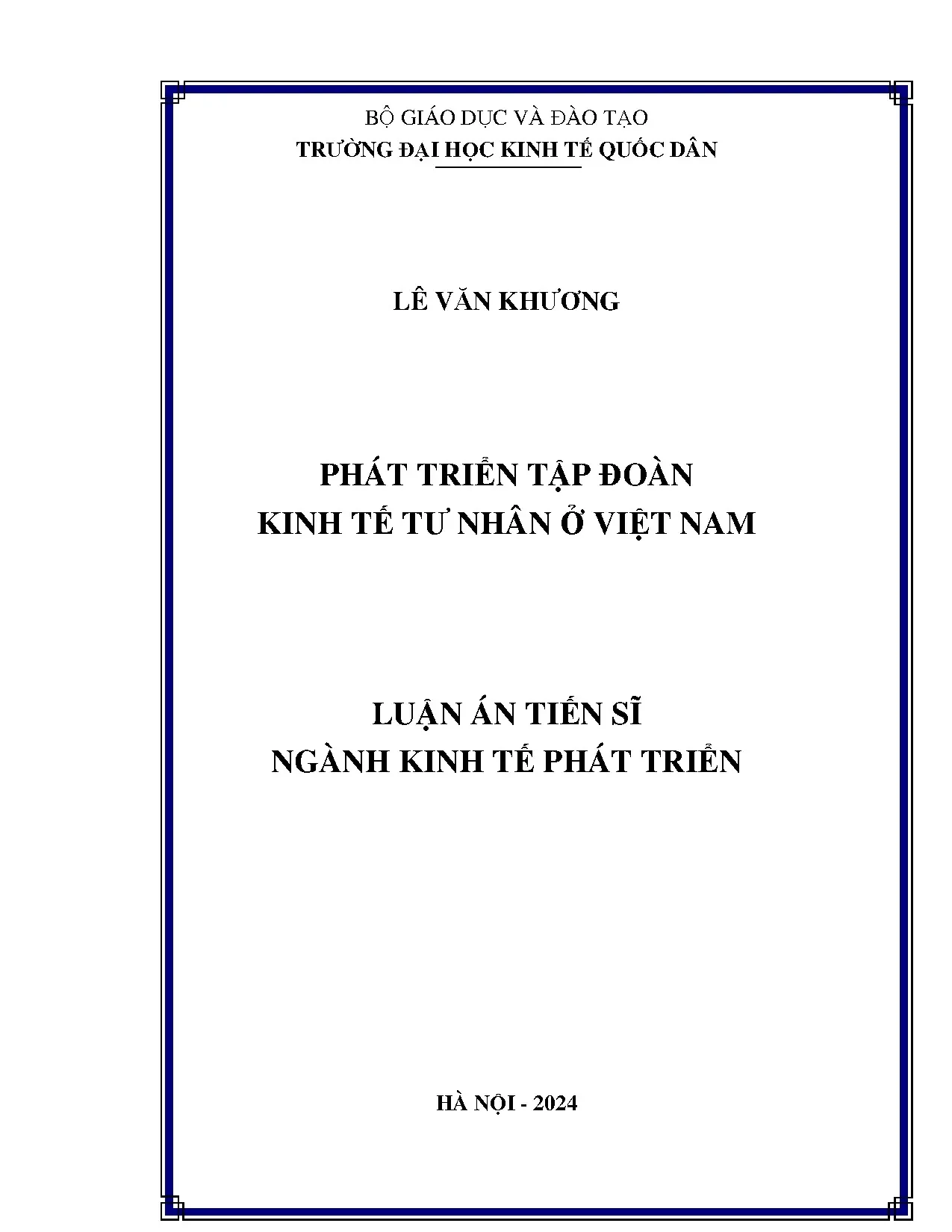 Phát triển tập đoàn kinh tế tư nhân tại Việt Nam đến 2030