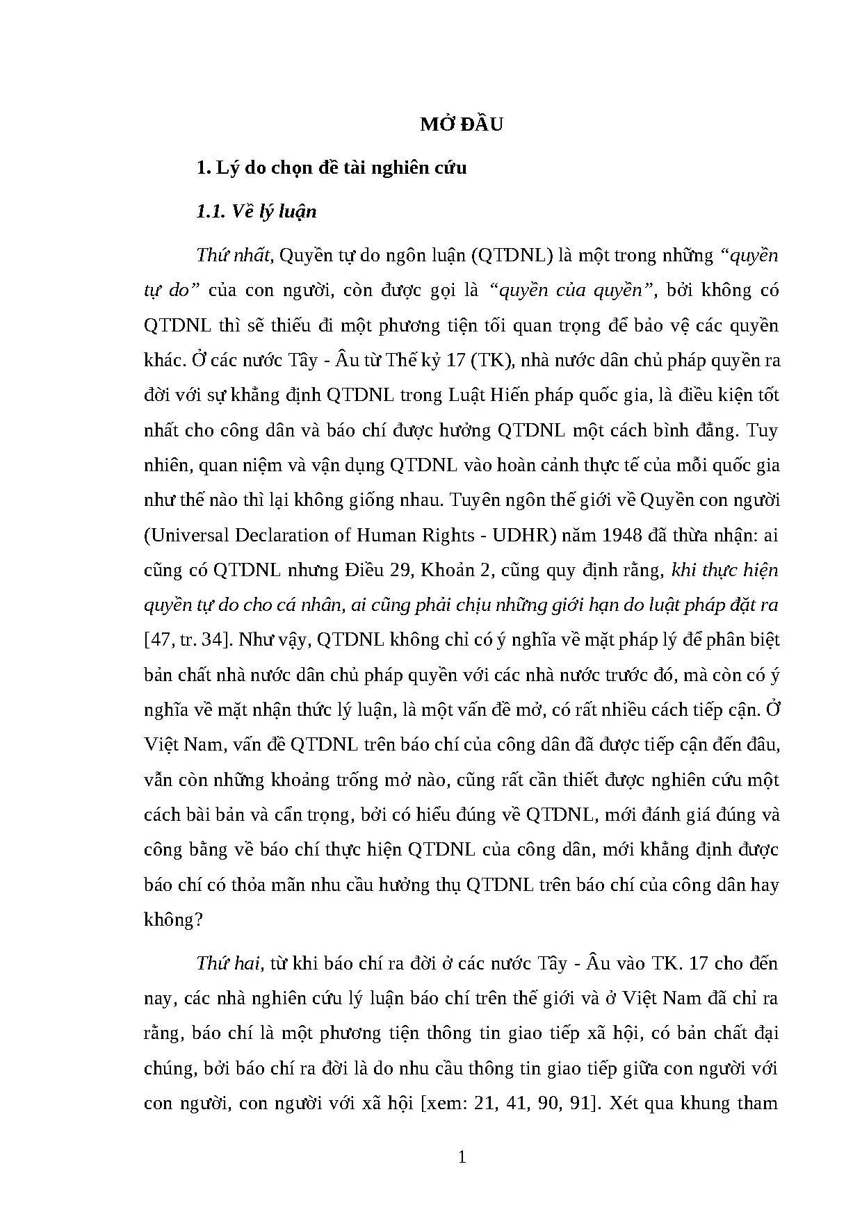 Thực hiện quyền tự do ngôn luận trên báo mạng Việt Nam