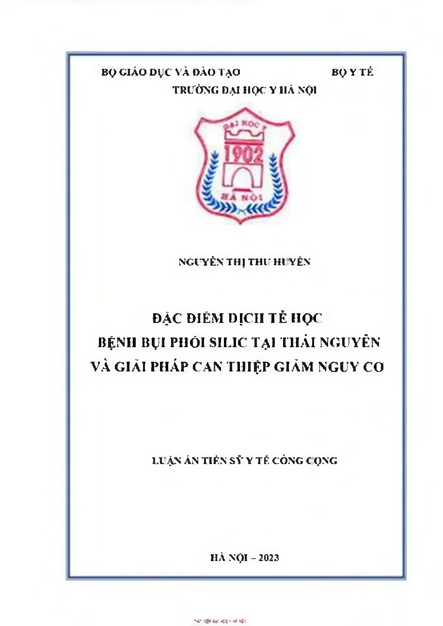 Bụi phổi silic Thái Nguyên: Dịch tễ học và giải pháp can thiệp