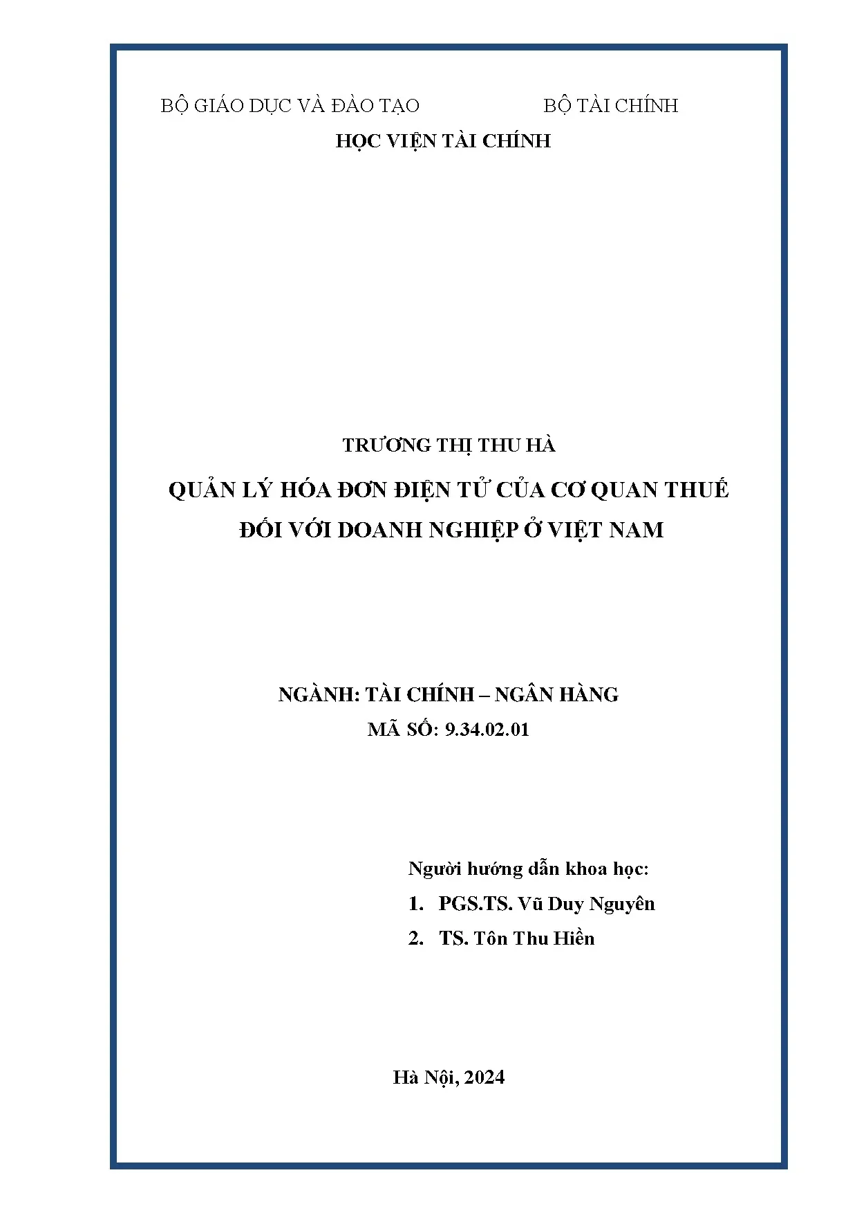 Quản lý HĐĐT của CQT với DN ở Việt Nam: Thực trạng và giải pháp