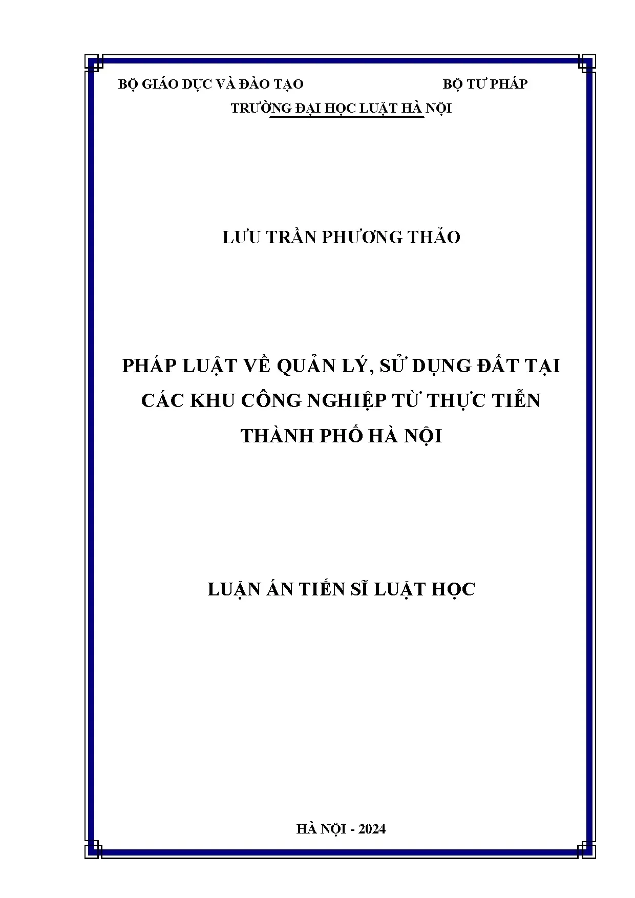 Pháp luật quản lý sử dụng đất tại KCN: Thực tiễn Hà Nội