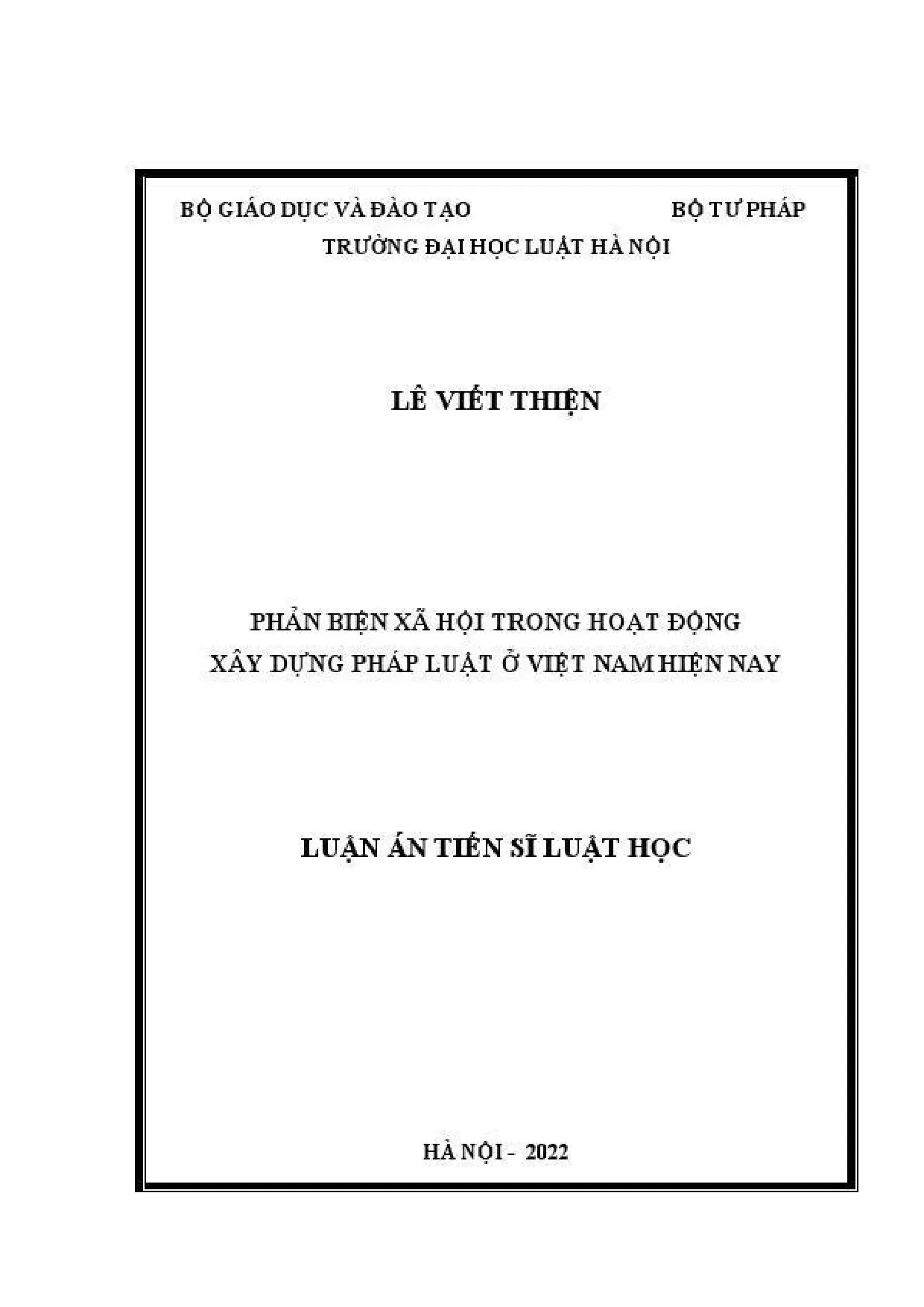 Phản biện xã hội trong xây dựng pháp luật Việt Nam hiện nay