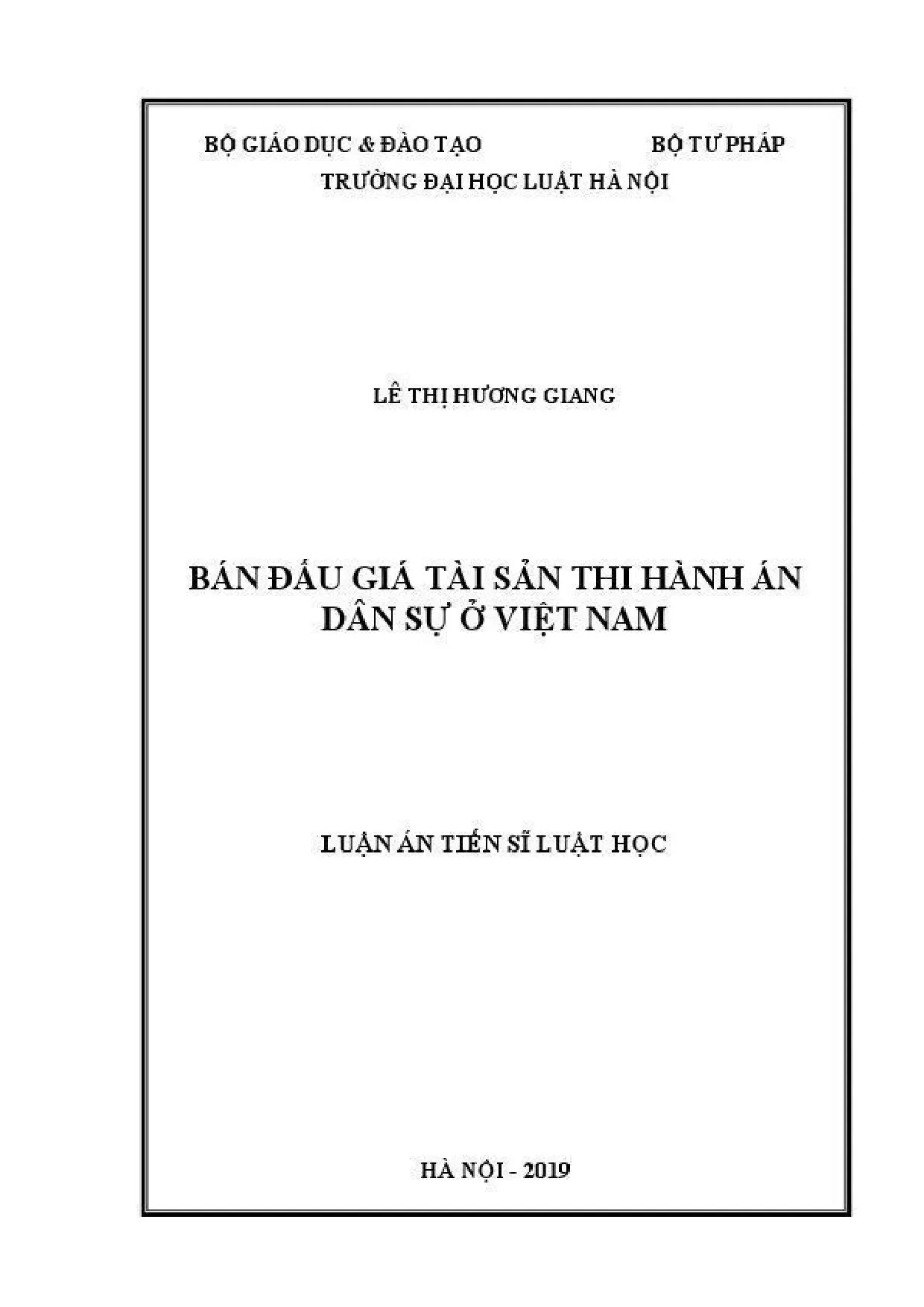 Pháp luật bán đấu giá tài sản thi hành án dân sự Việt Nam