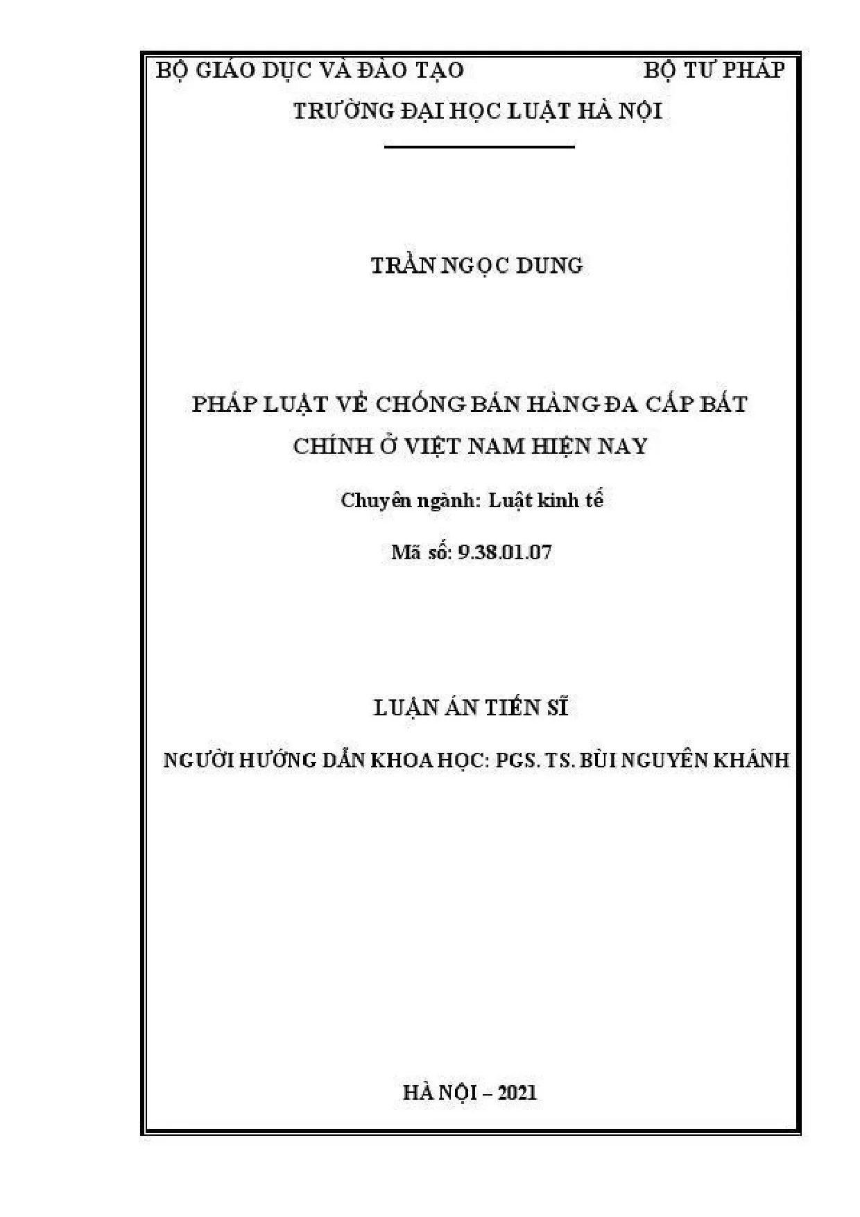 Pháp luật chống bán hàng đa cấp bất chính ở Việt Nam