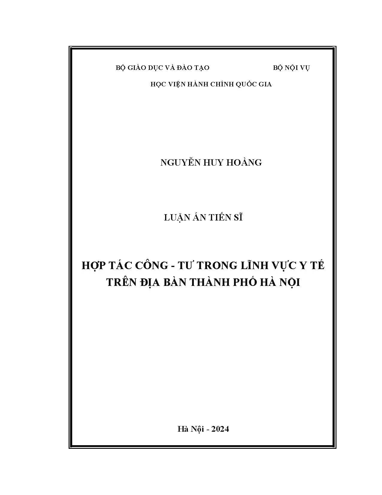 Hợp tác công tư y tế Hà Nội: Phân tích thực trạng, đề xuất giải pháp