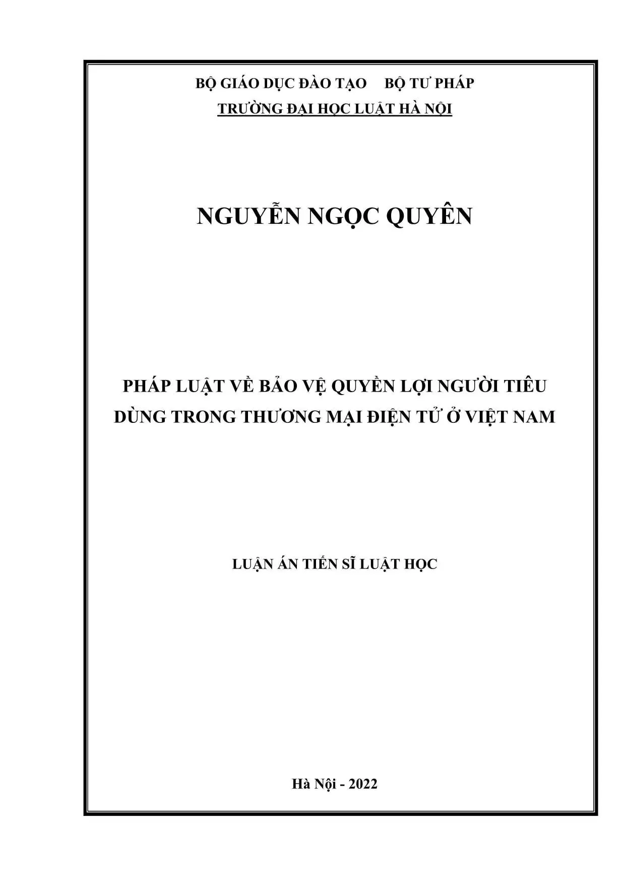 Pháp luật bảo vệ quyền lợi người tiêu dùng trong TMĐT Việt Nam