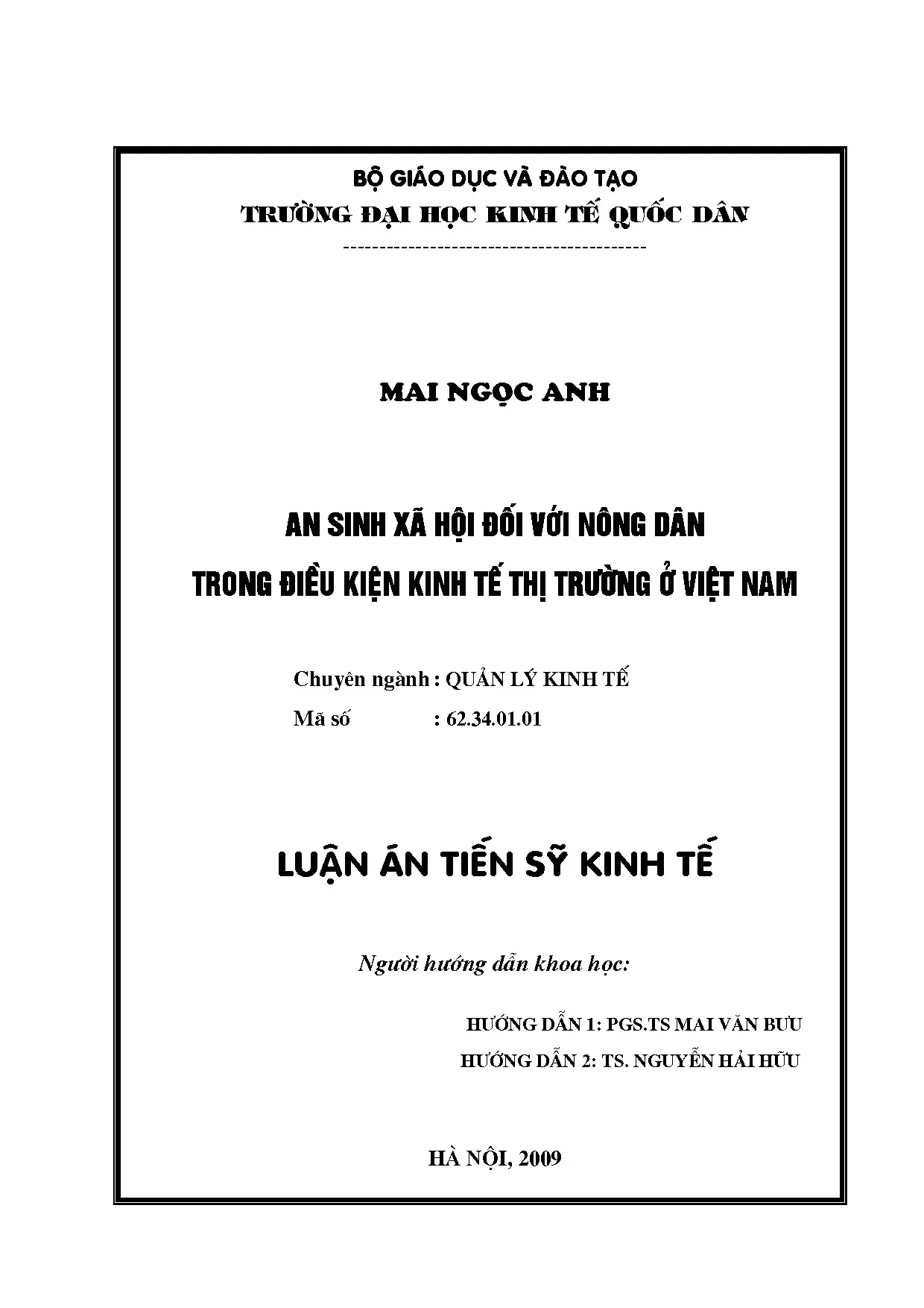 An sinh xã hội nông dân Việt Nam trong kinh tế thị trường