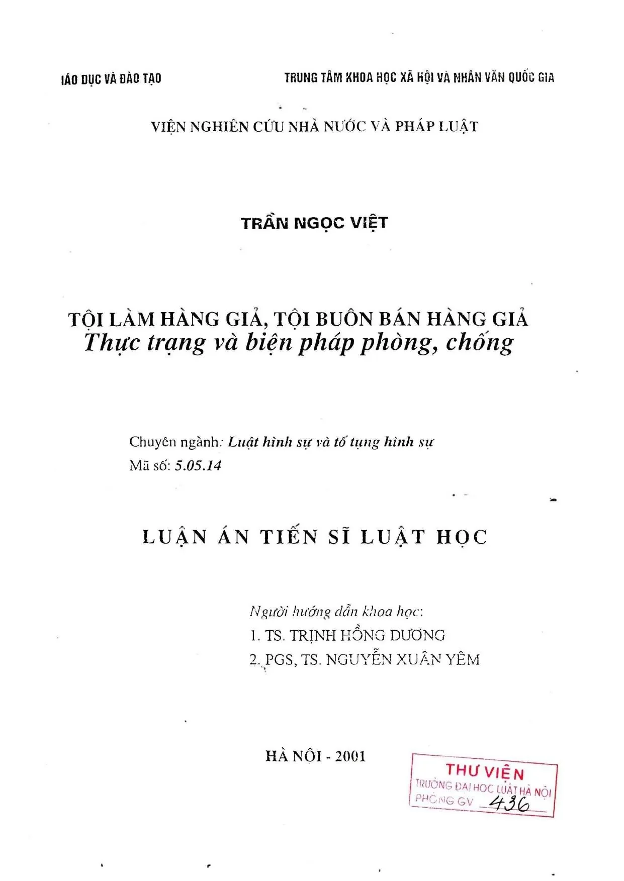 Tội làm hàng giả, buôn bán hàng giả: Thực trạng & Phòng chống