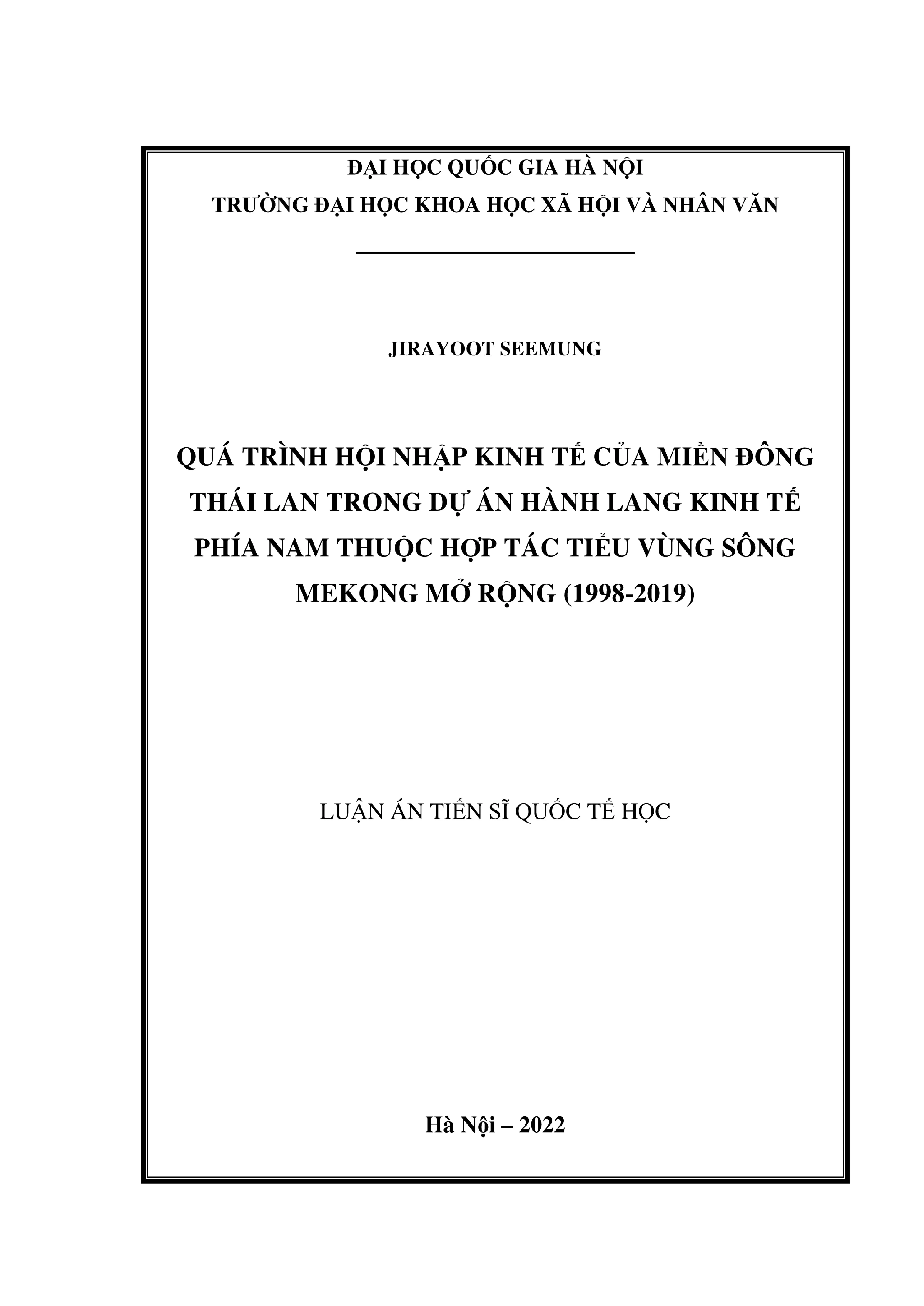 Hội nhập kinh tế miền Đông Thái Lan: Dự án SEC & GMS