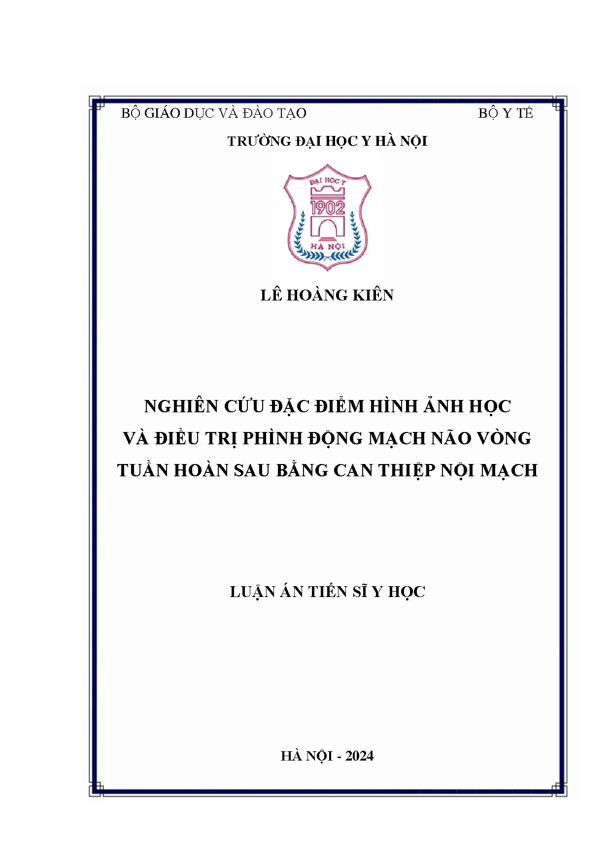 Nghiên cứu phình động mạch não bằng can thiệp nội mạch